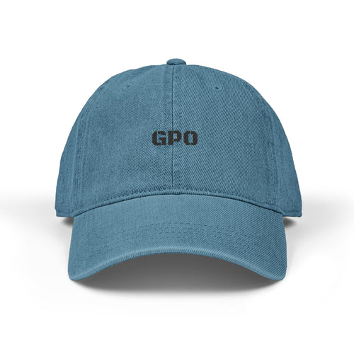 Embroidered Denim Hat