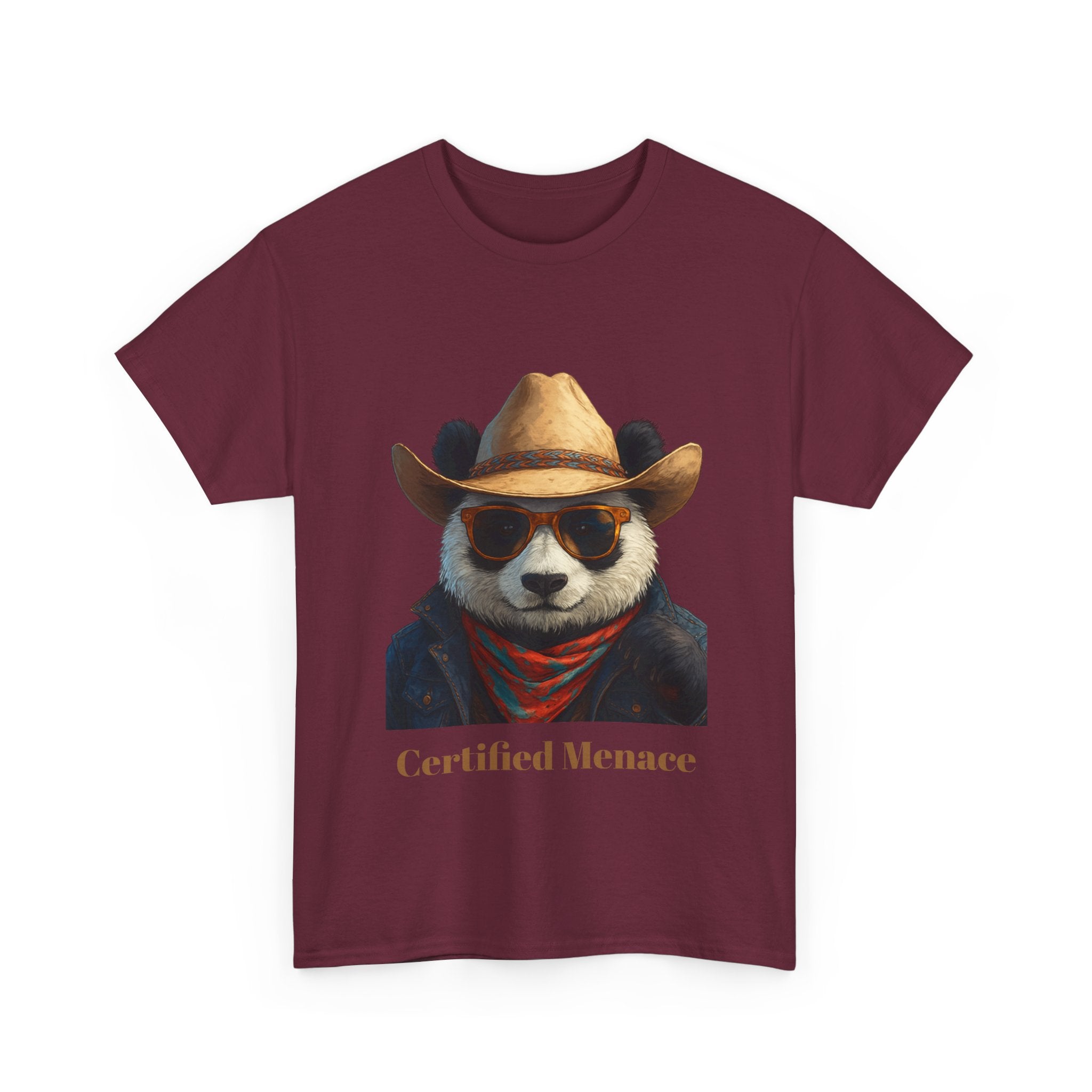 Certified Menace T-Shirt — 'Goon Panda Outfitters' Graphic Tee