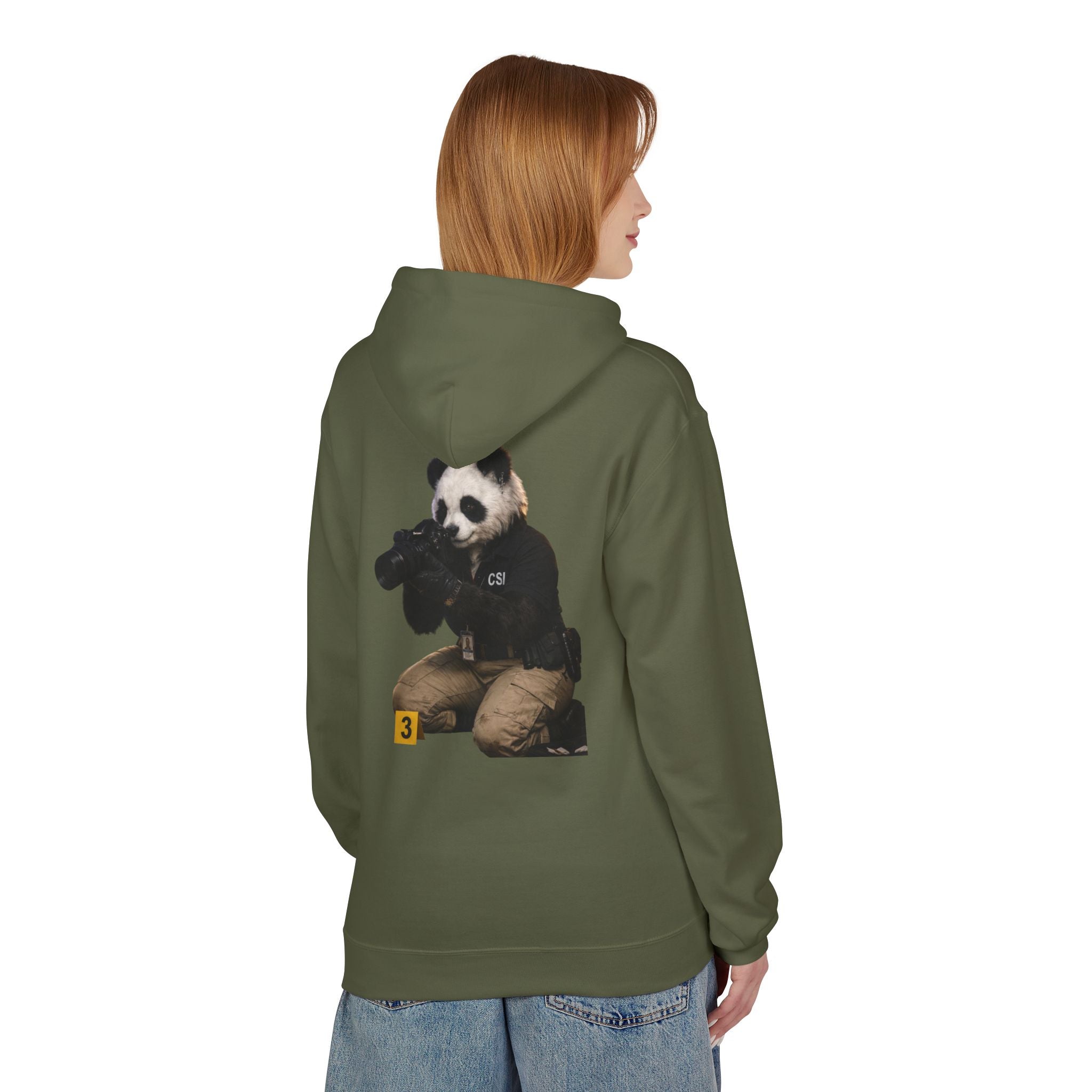 Panda CSI Hoodie — Cute Panda Graphic Pullover