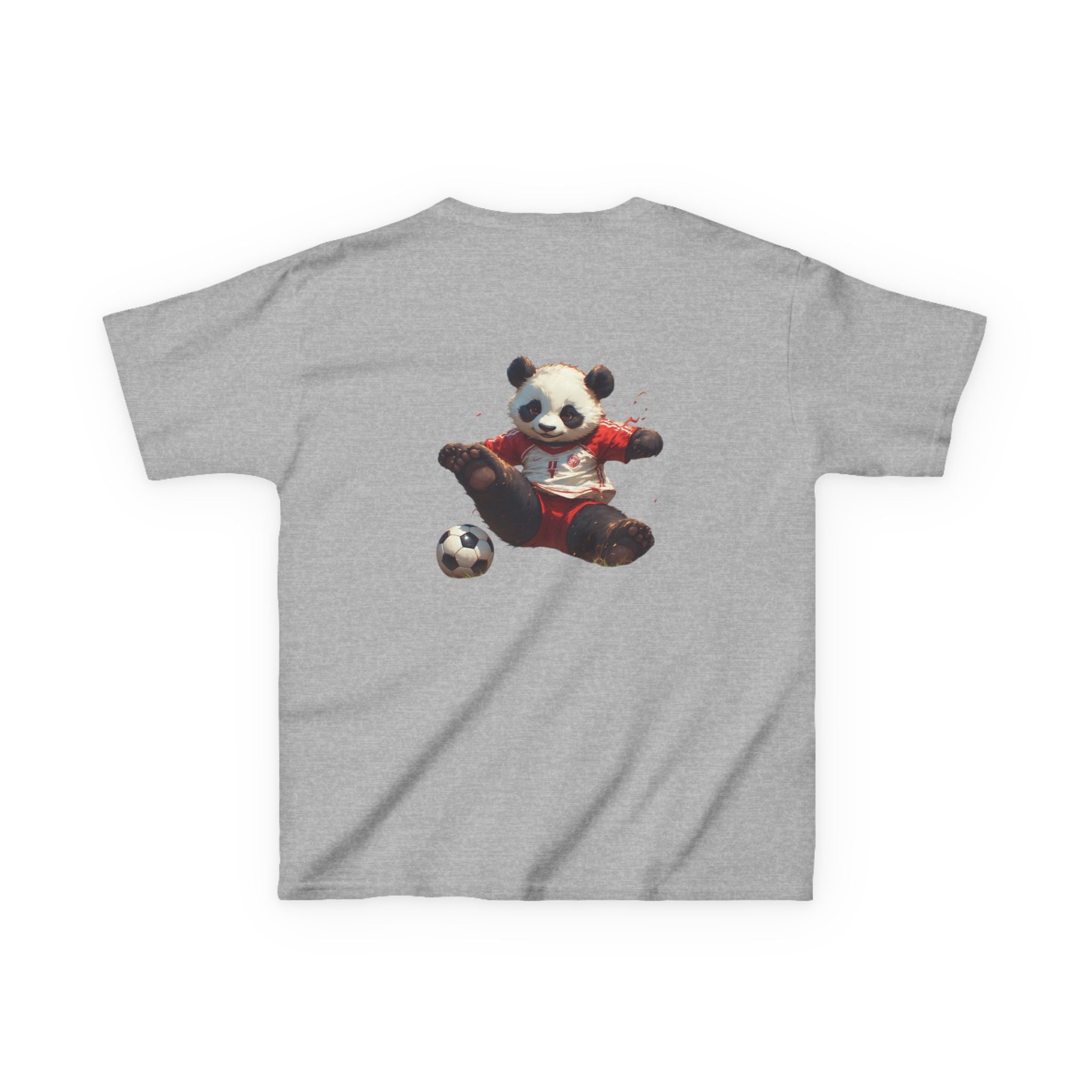 Kids Panda Soccer T‑Shirt — "Goon Panda Outfitters" Graphic Tee