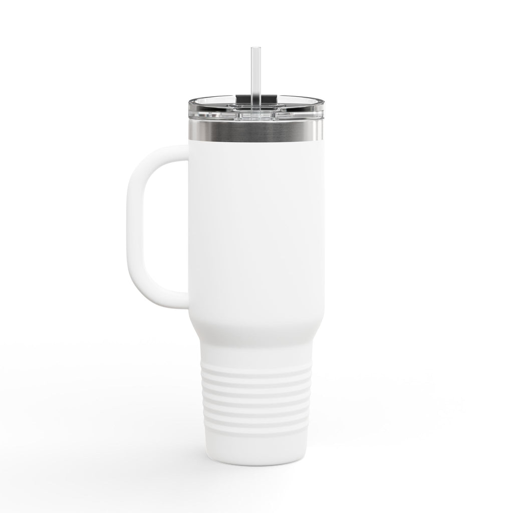 40oz Insulated Travel Mug — Adventurer Bear Design