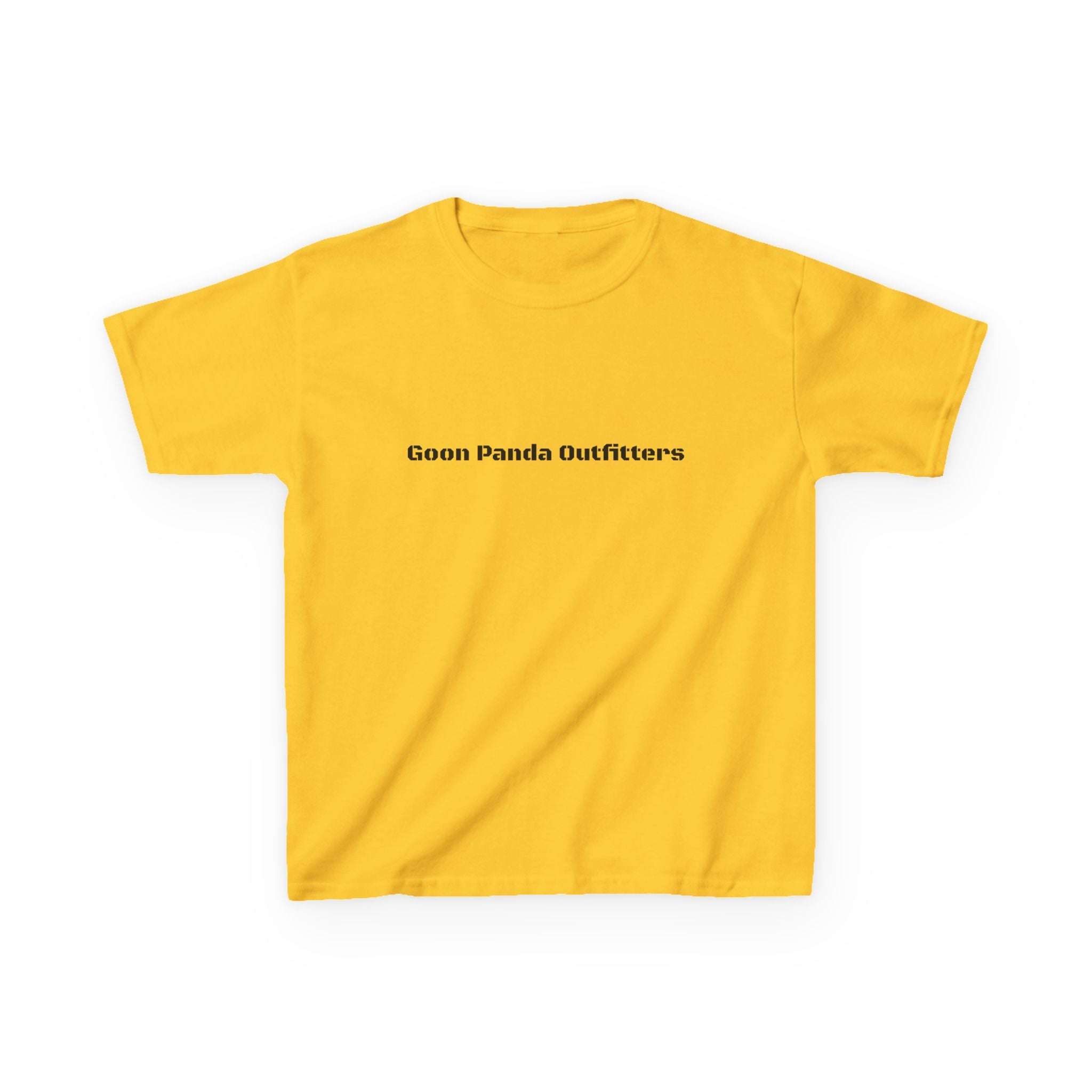Kids Panda Soccer T‑Shirt — "Goon Panda Outfitters" Graphic Tee