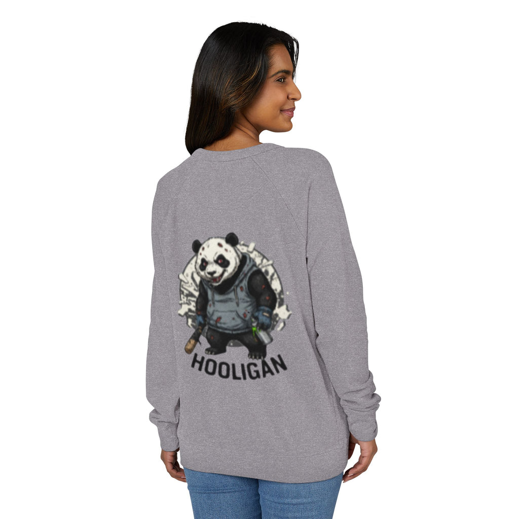 Panda Hooligan Raglan Crewneck Sweatshirt