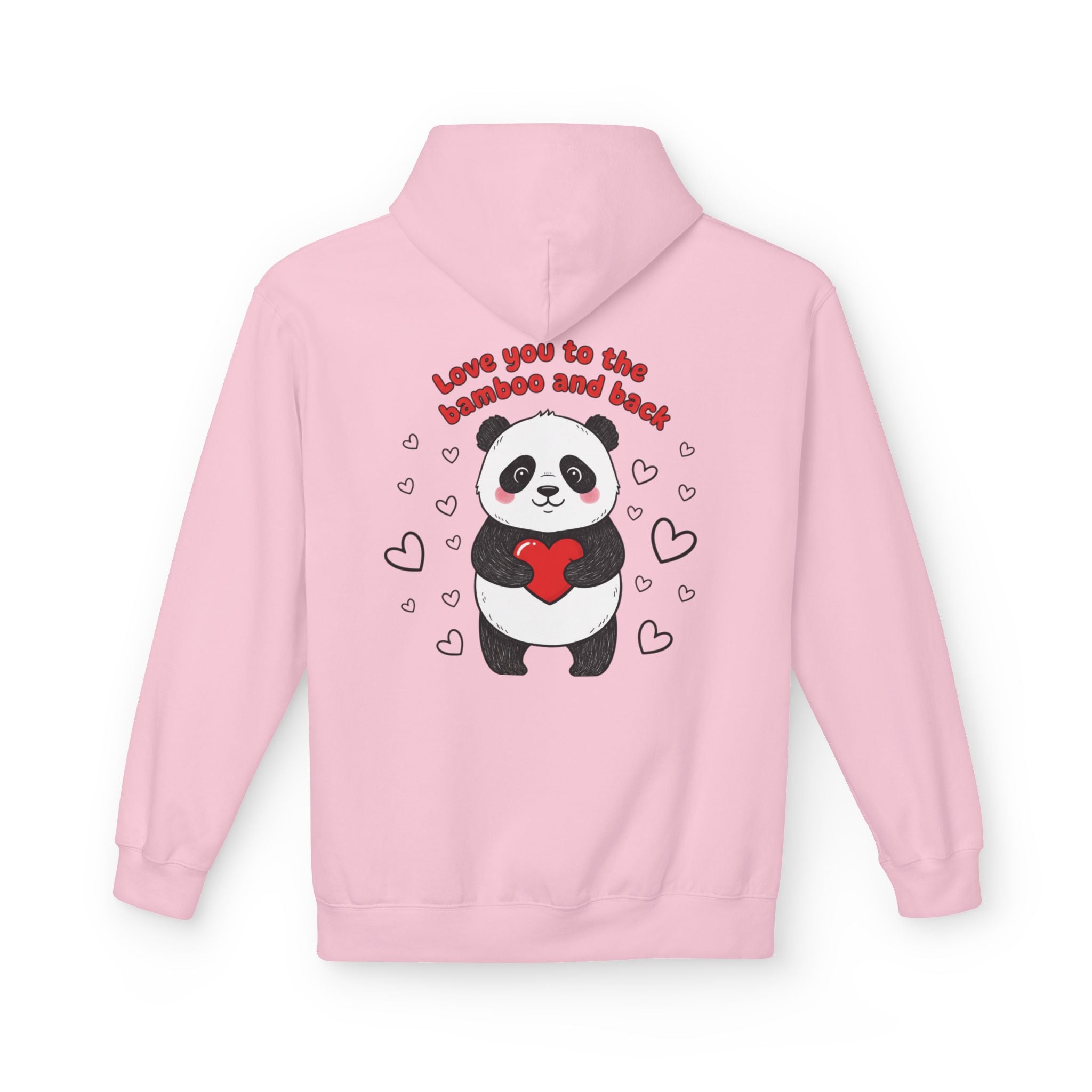 Valentine's Panda 'Love You to the Bamboo and Back' Hoodie