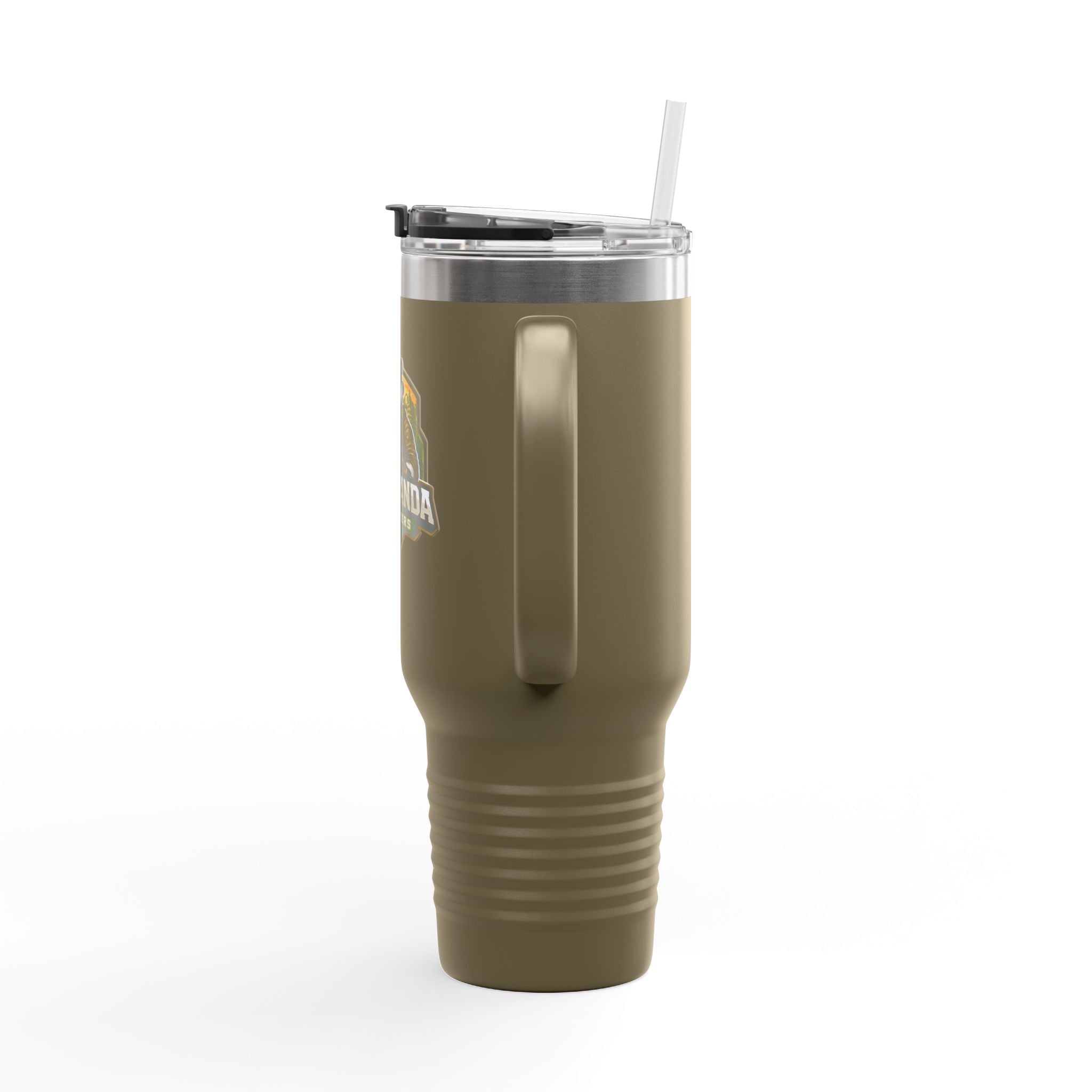 40oz Insulated Travel Mug — Adventurer Bear Design
