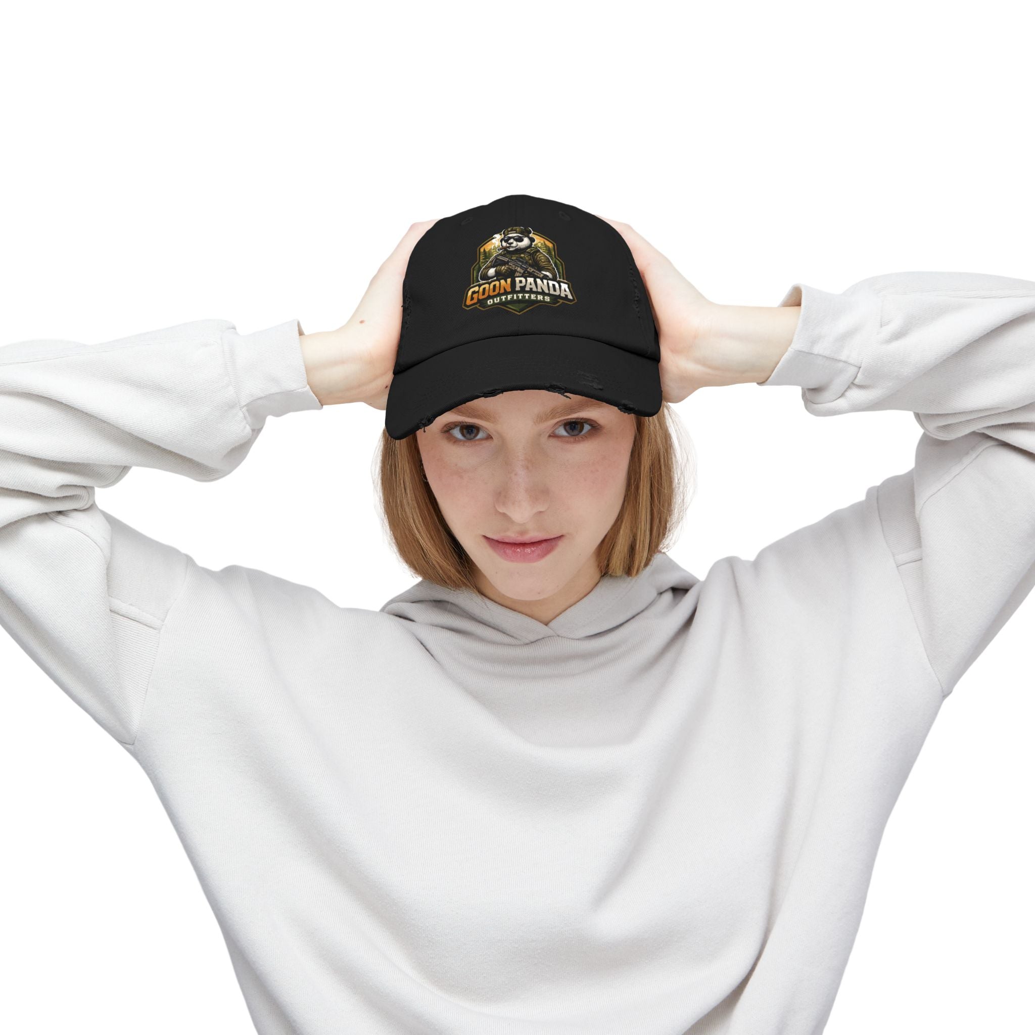 Goon Panda Outfitters Distressed Baseball Cap