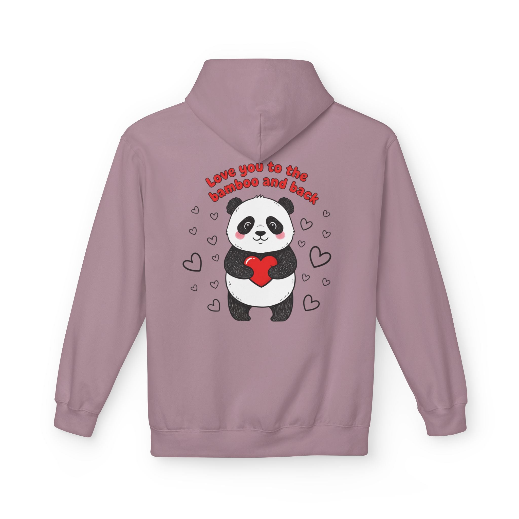 Valentine's Panda 'Love You to the Bamboo and Back' Hoodie