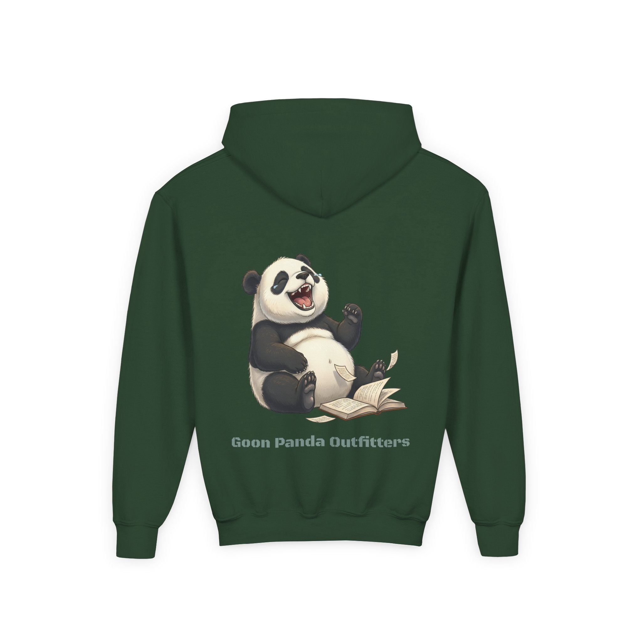 Panda Reading Youth Hoodie