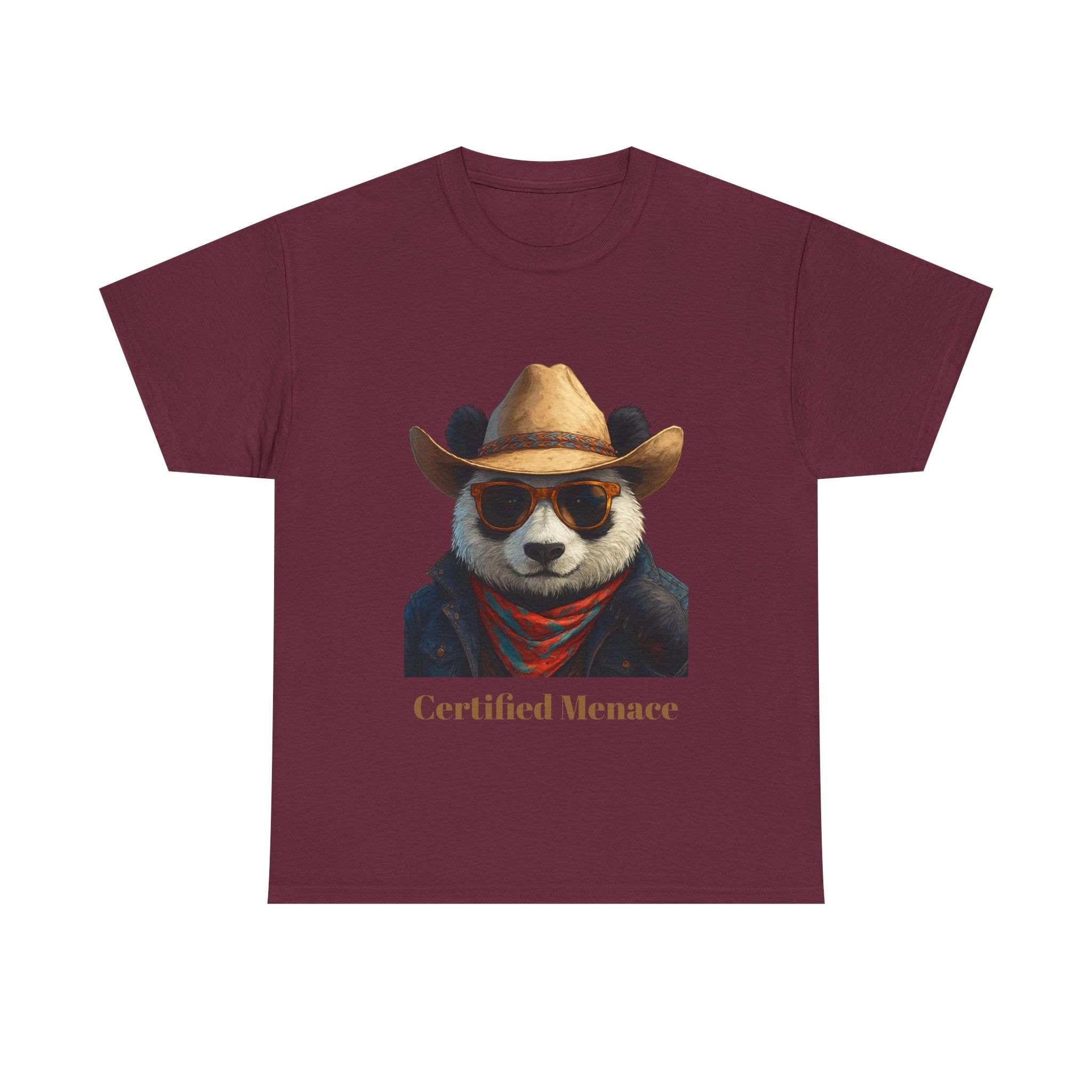 Certified Menace T-Shirt — 'Goon Panda Outfitters' Graphic Tee