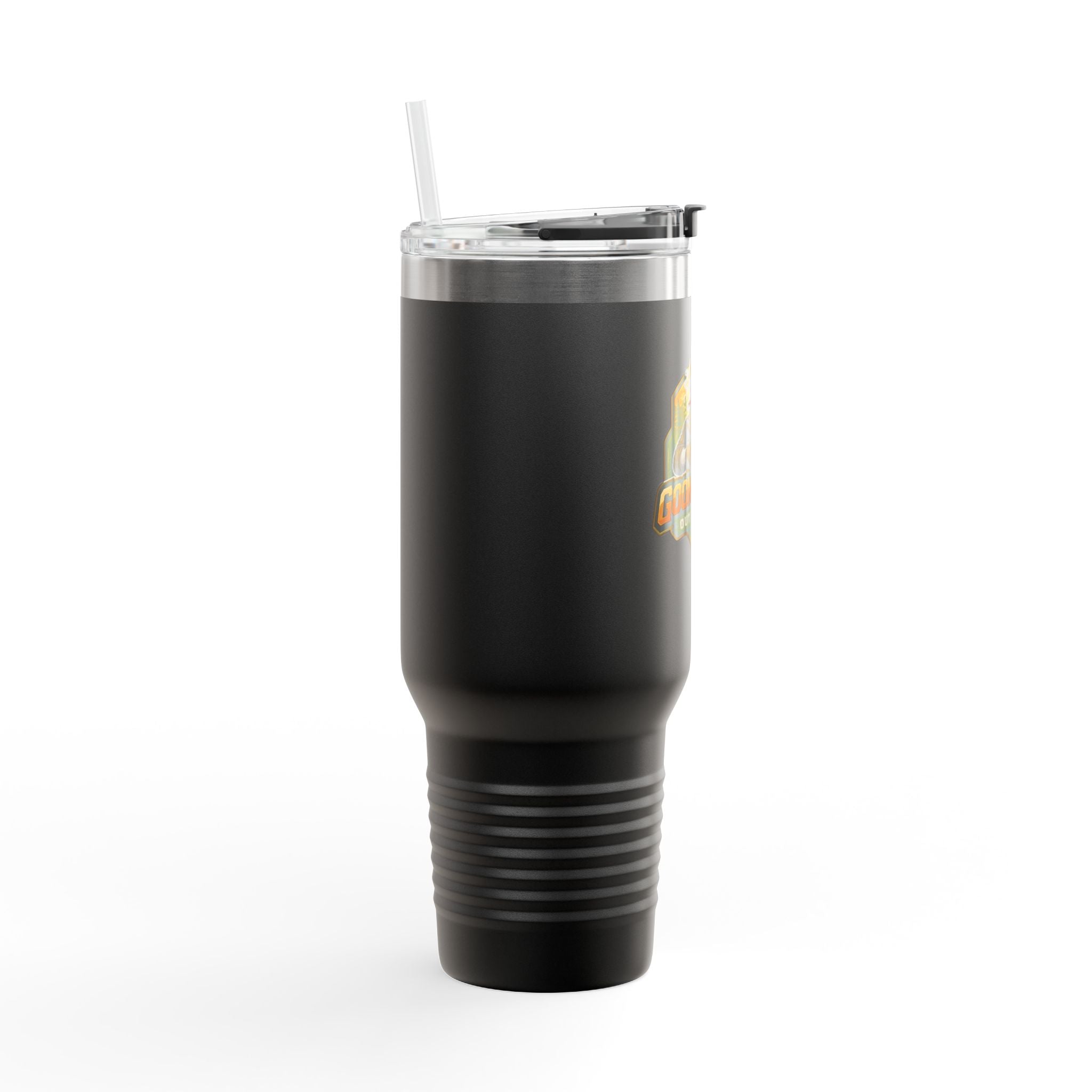 40oz Insulated Travel Mug — Adventurer Bear Design