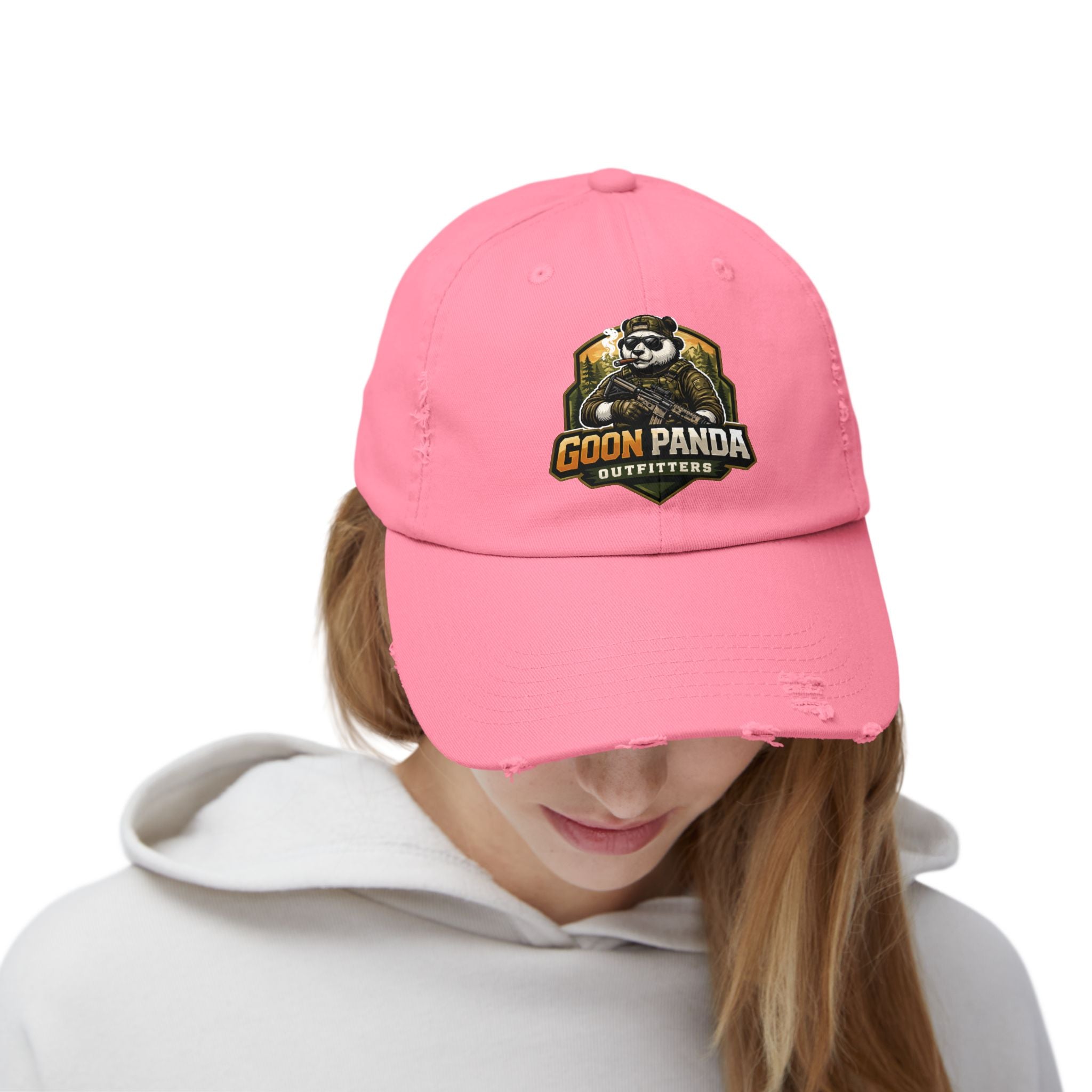 Goon Panda Outfitters Distressed Baseball Cap