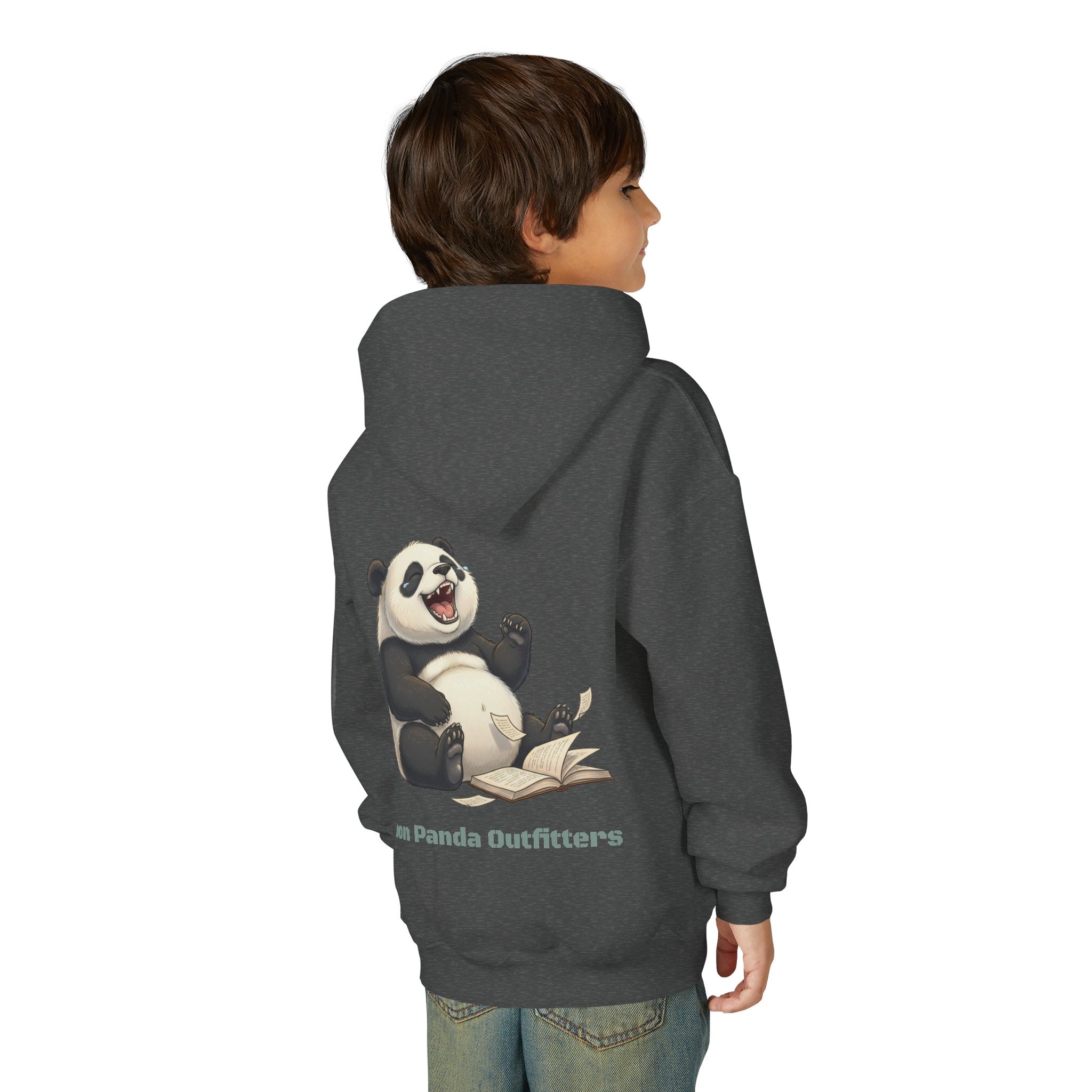 Panda Reading Youth Hoodie