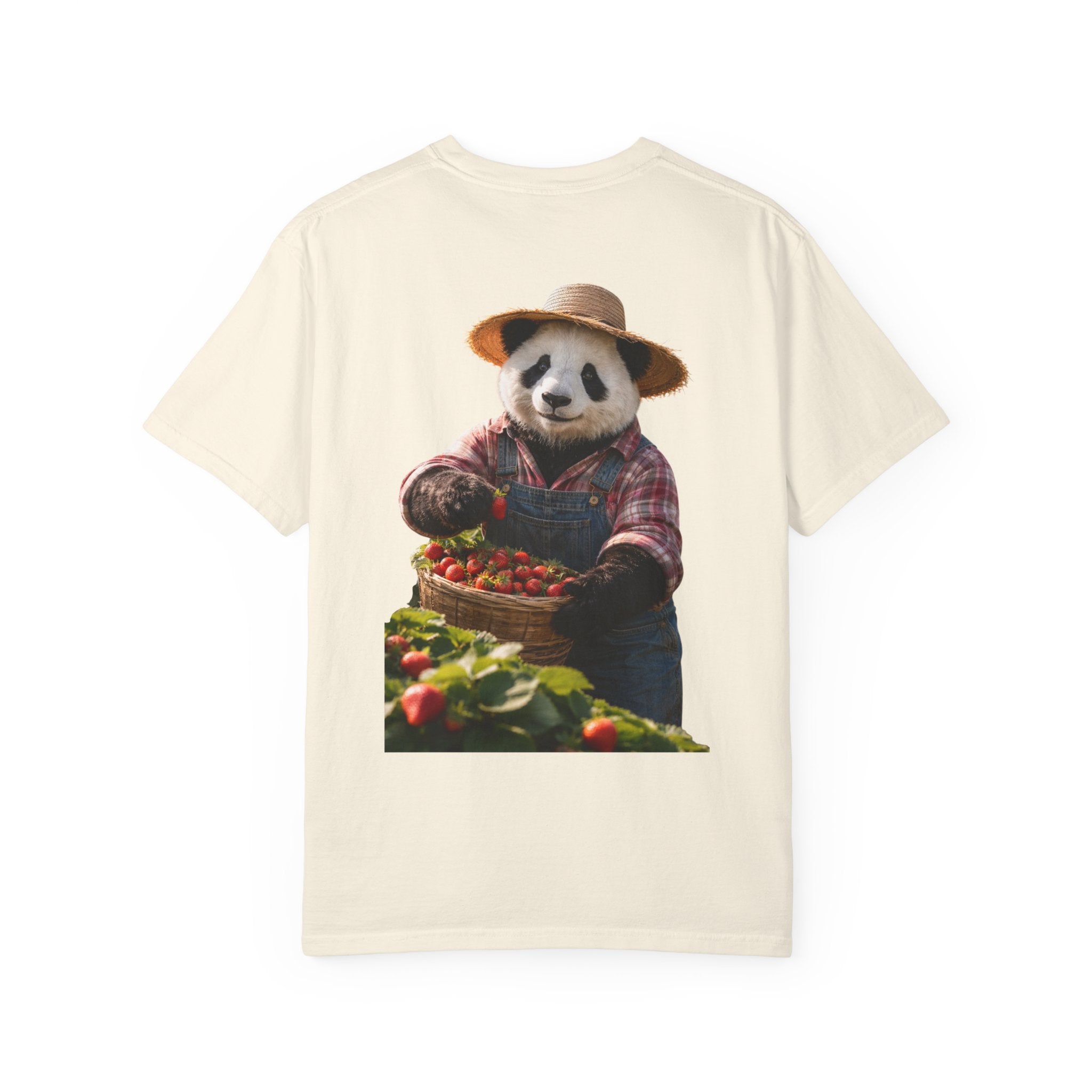 Panda Strawberry Farmer T-Shirt