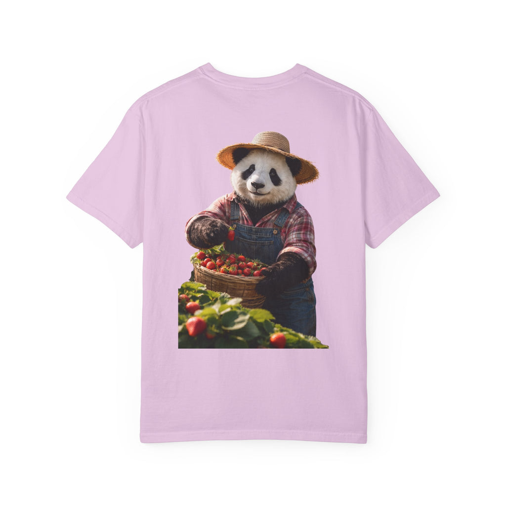 Panda Strawberry Farmer T-Shirt