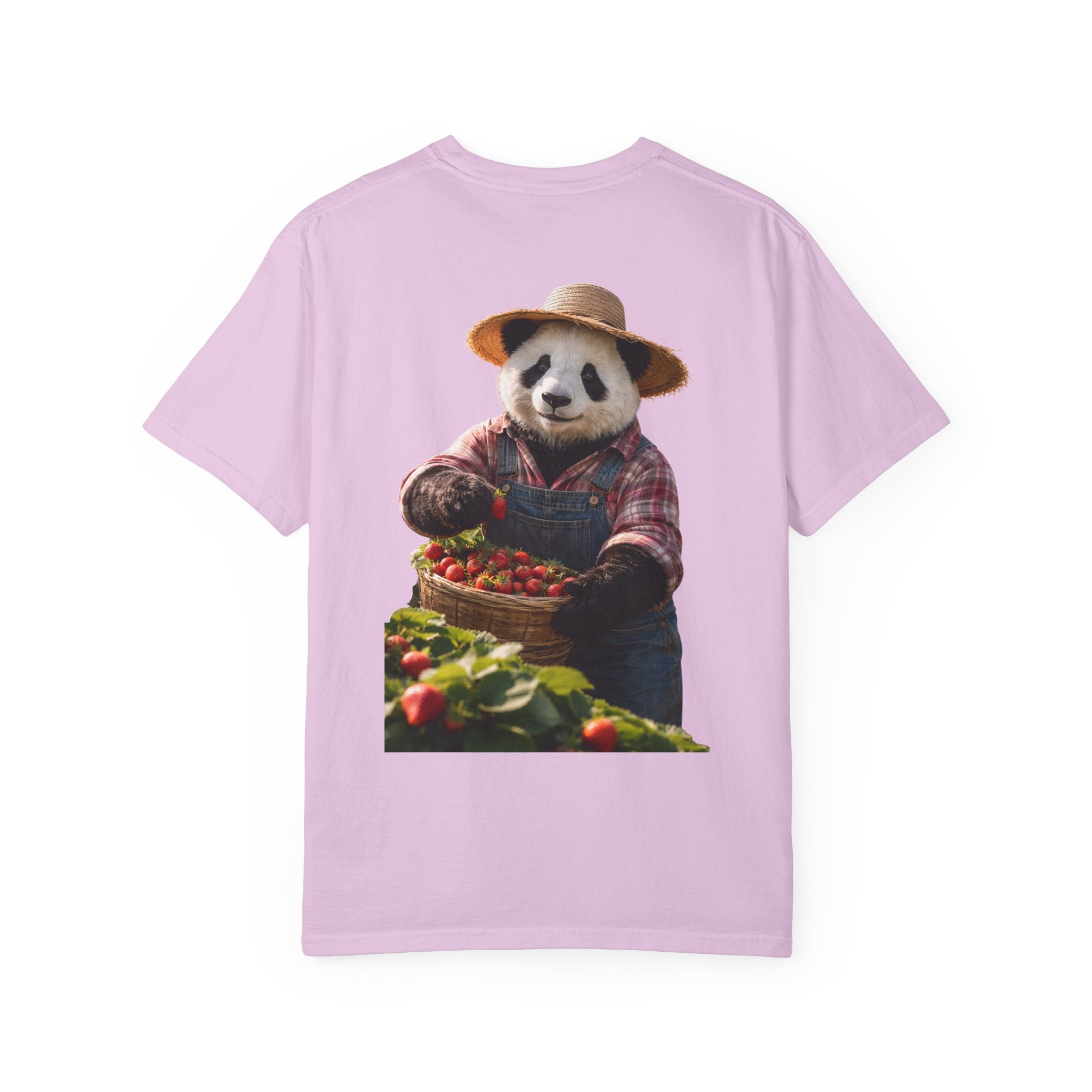 Panda Strawberry Farmer T-Shirt