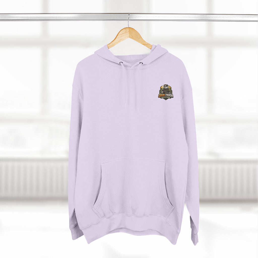 Drunk-ish Panda Hoodie — Funny Beer Lumberjack Animal Graphic Fleece Hoodie