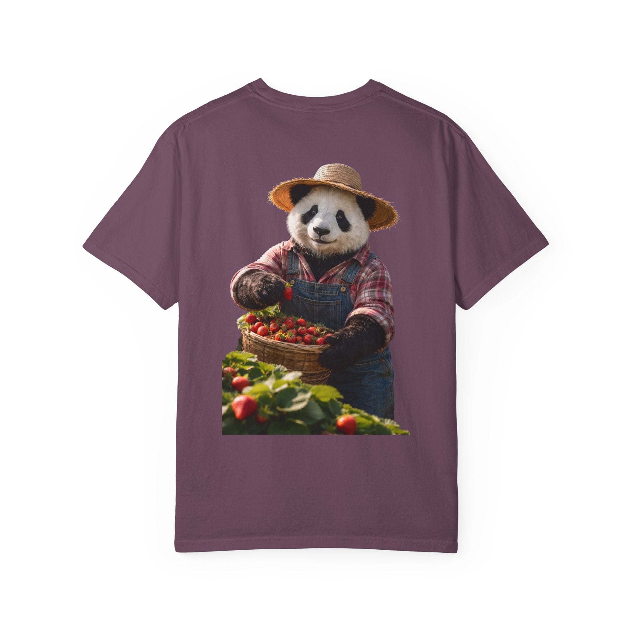 Panda Strawberry Farmer T-Shirt