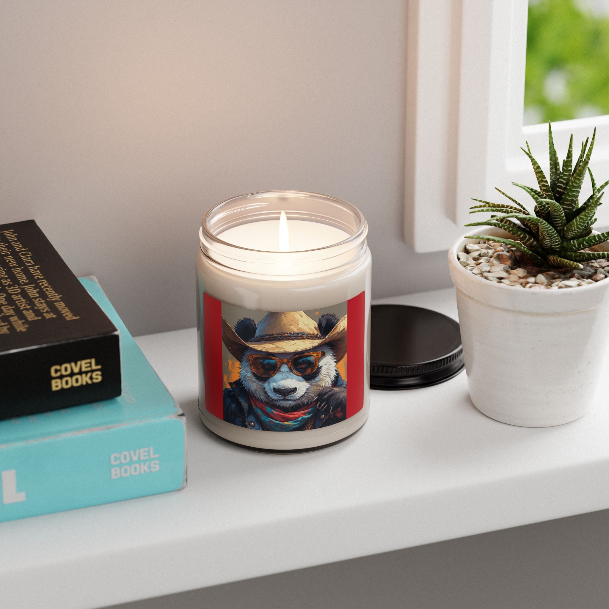 Panda Scented Soy Candle — 9oz Home Fragrance