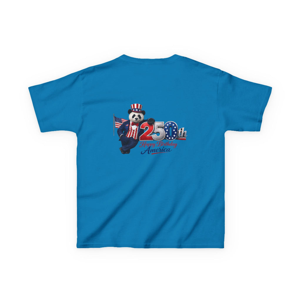 Kids Tee — "Goon Panda Outfitters" 250th Proudly Serving America Patriotic Shirt