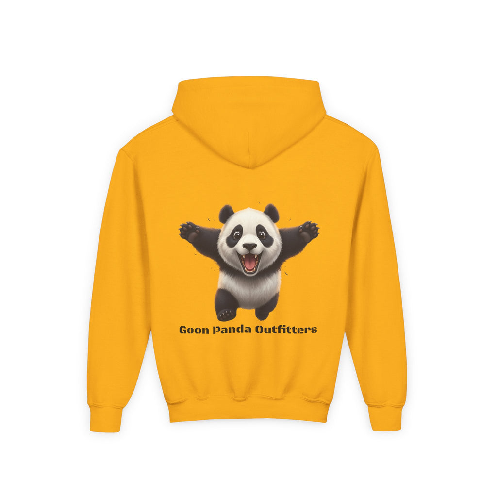 Youth Panda Hoodie - "Goon Squad" Cute Panda Graphic Kids Sweatshirt