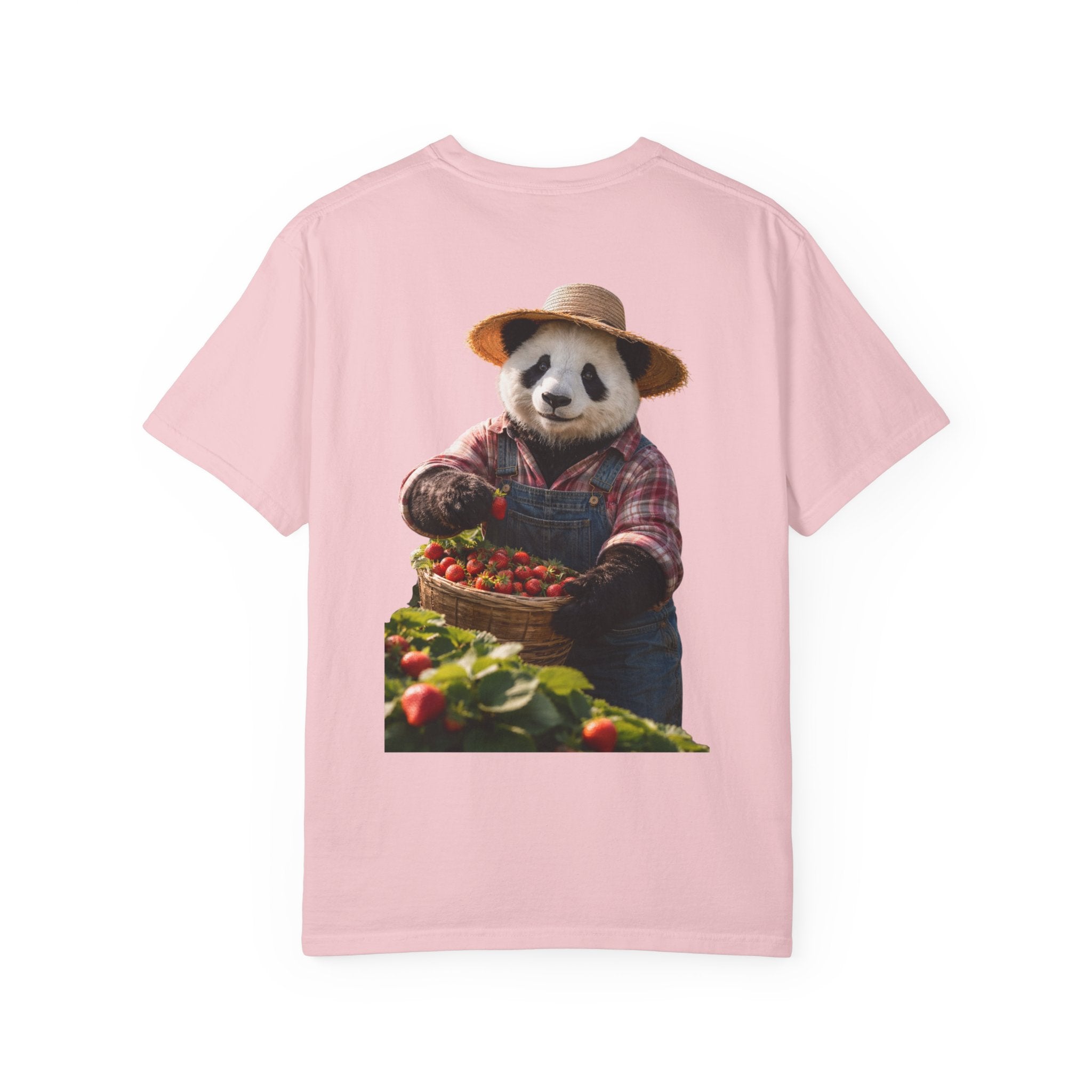 Panda Strawberry Farmer T-Shirt