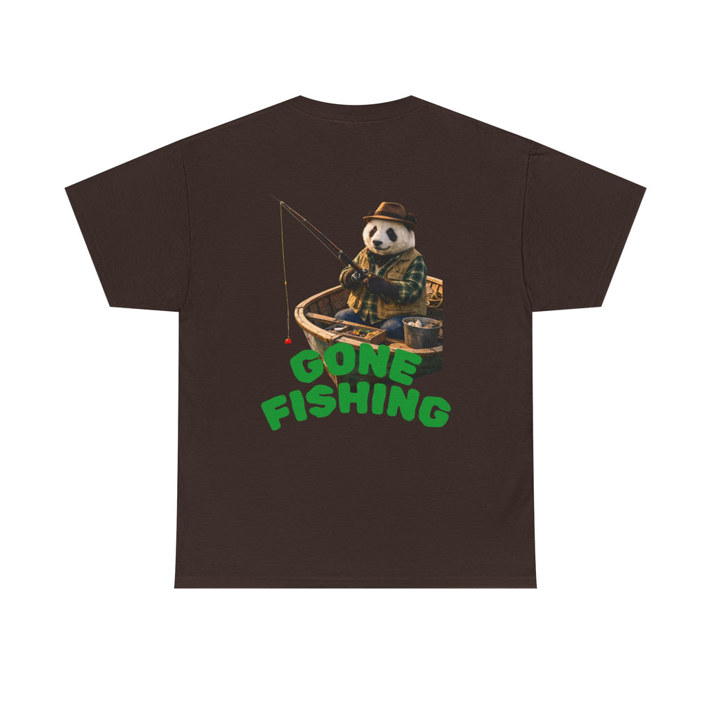 Gone Fishing Panda T-Shirt