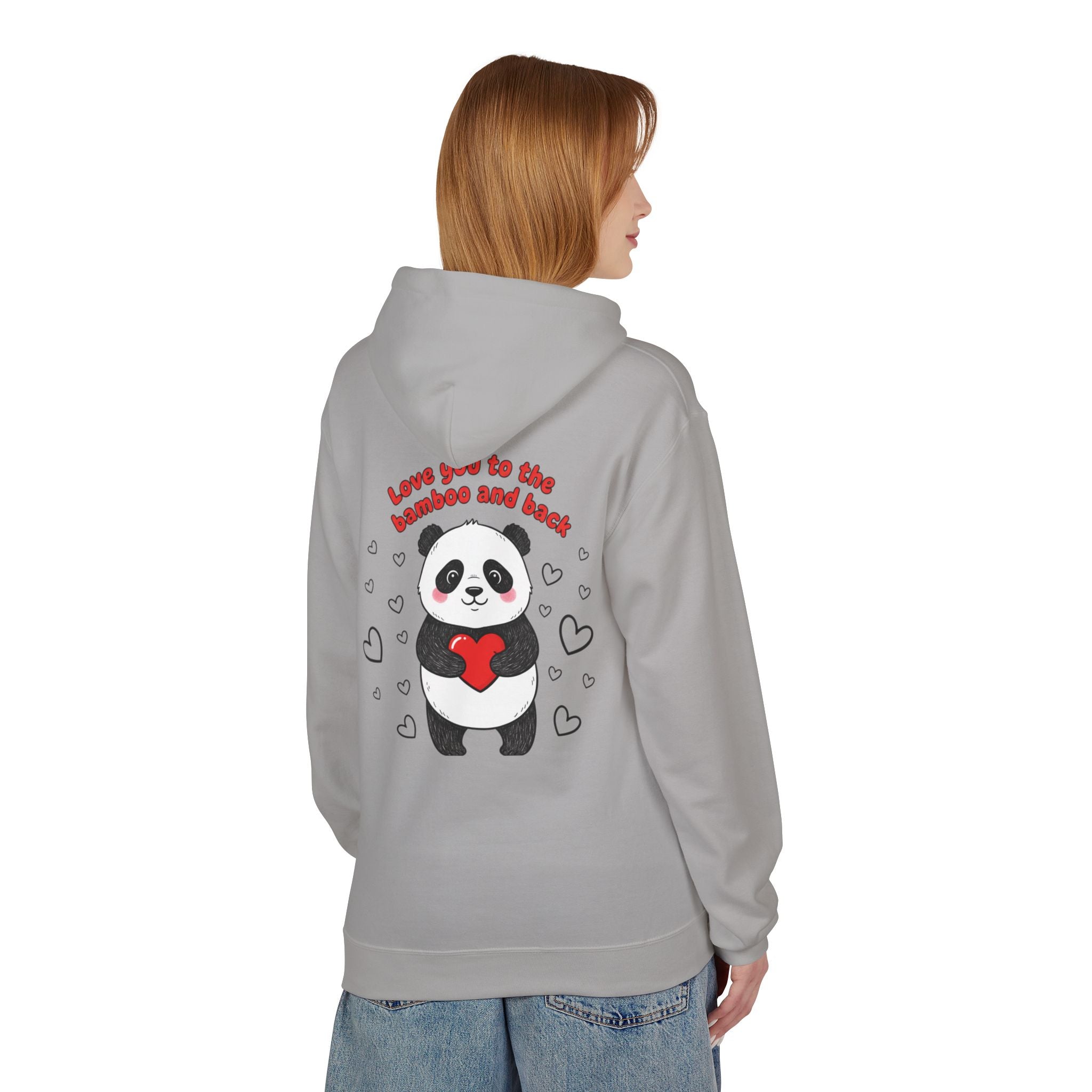 Valentine's Panda 'Love You to the Bamboo and Back' Hoodie