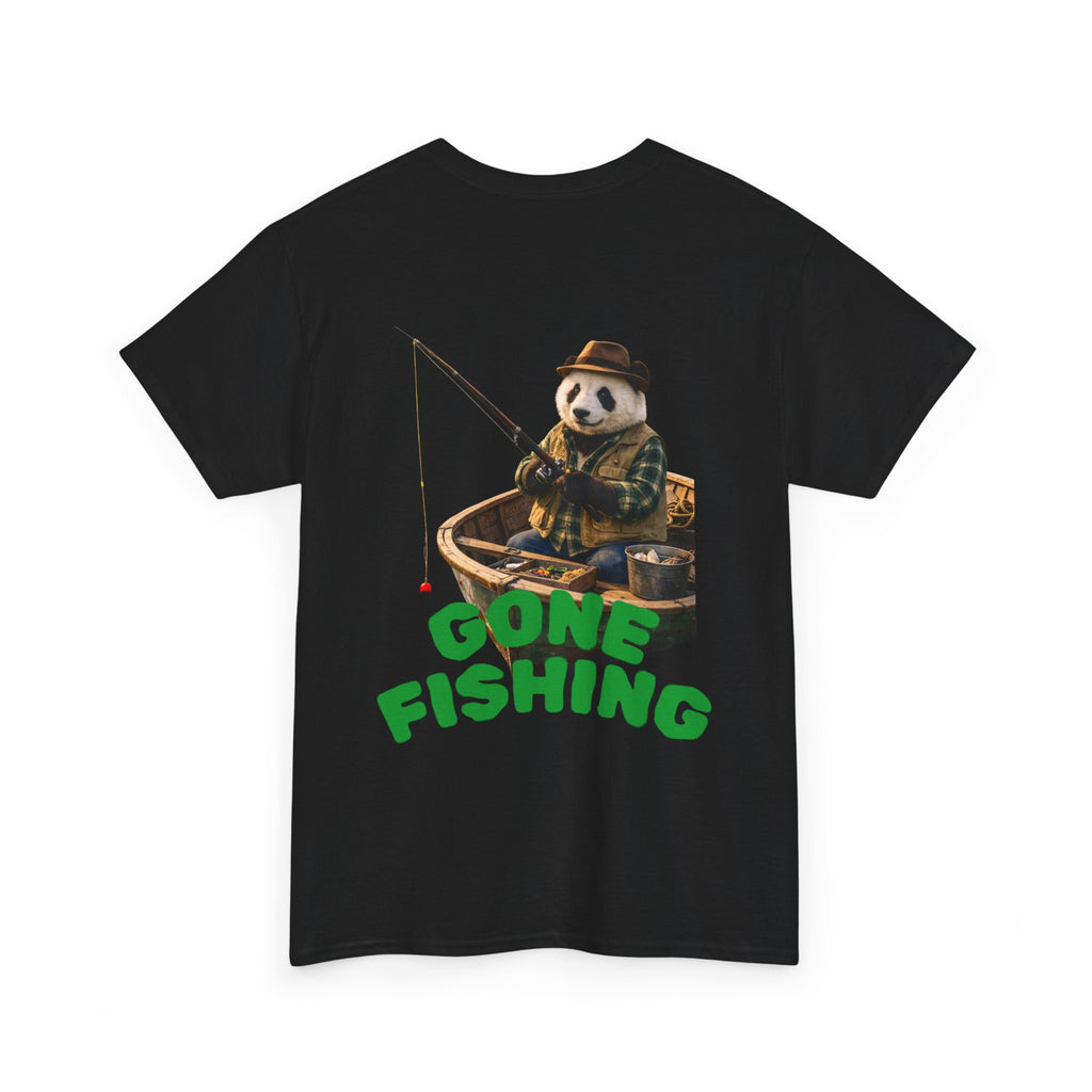 Gone Fishing Panda T-Shirt