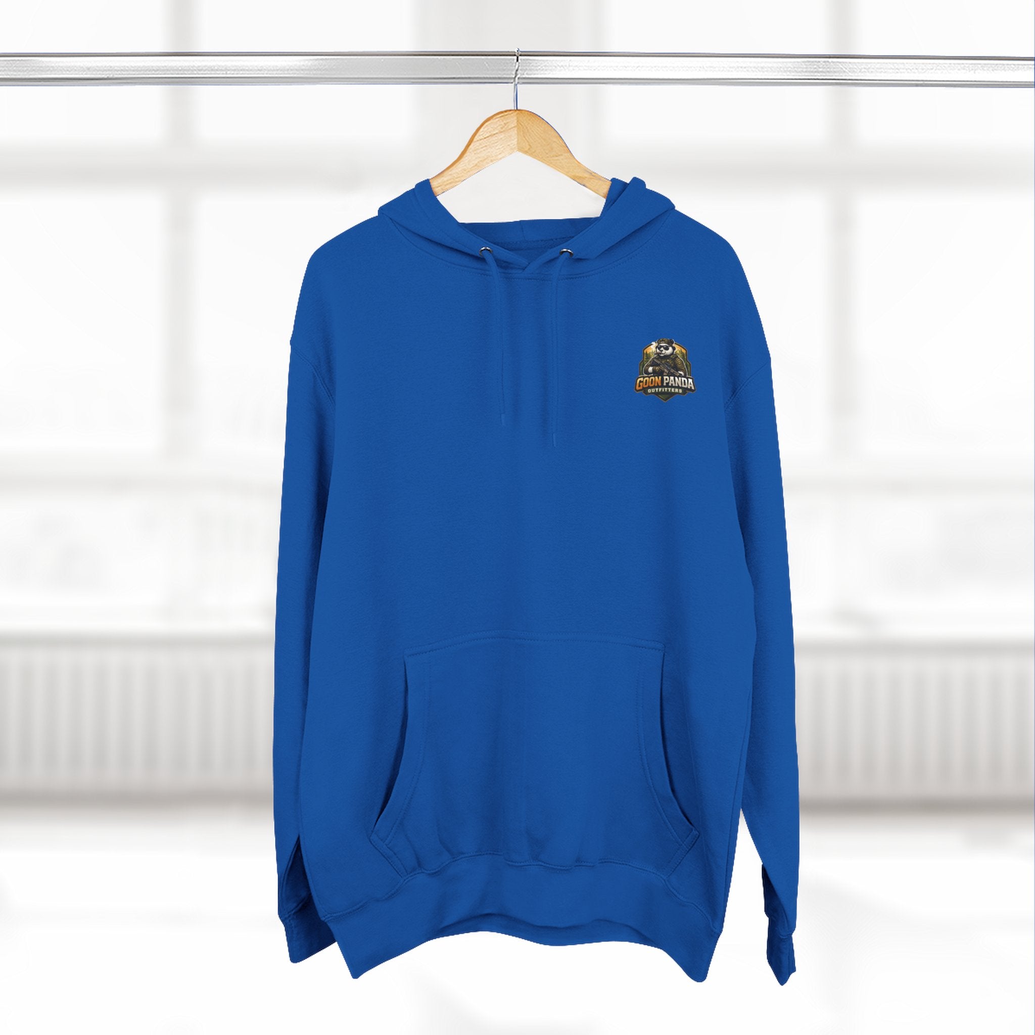 Drunk-ish Panda Hoodie — Funny Beer Lumberjack Animal Graphic Fleece Hoodie