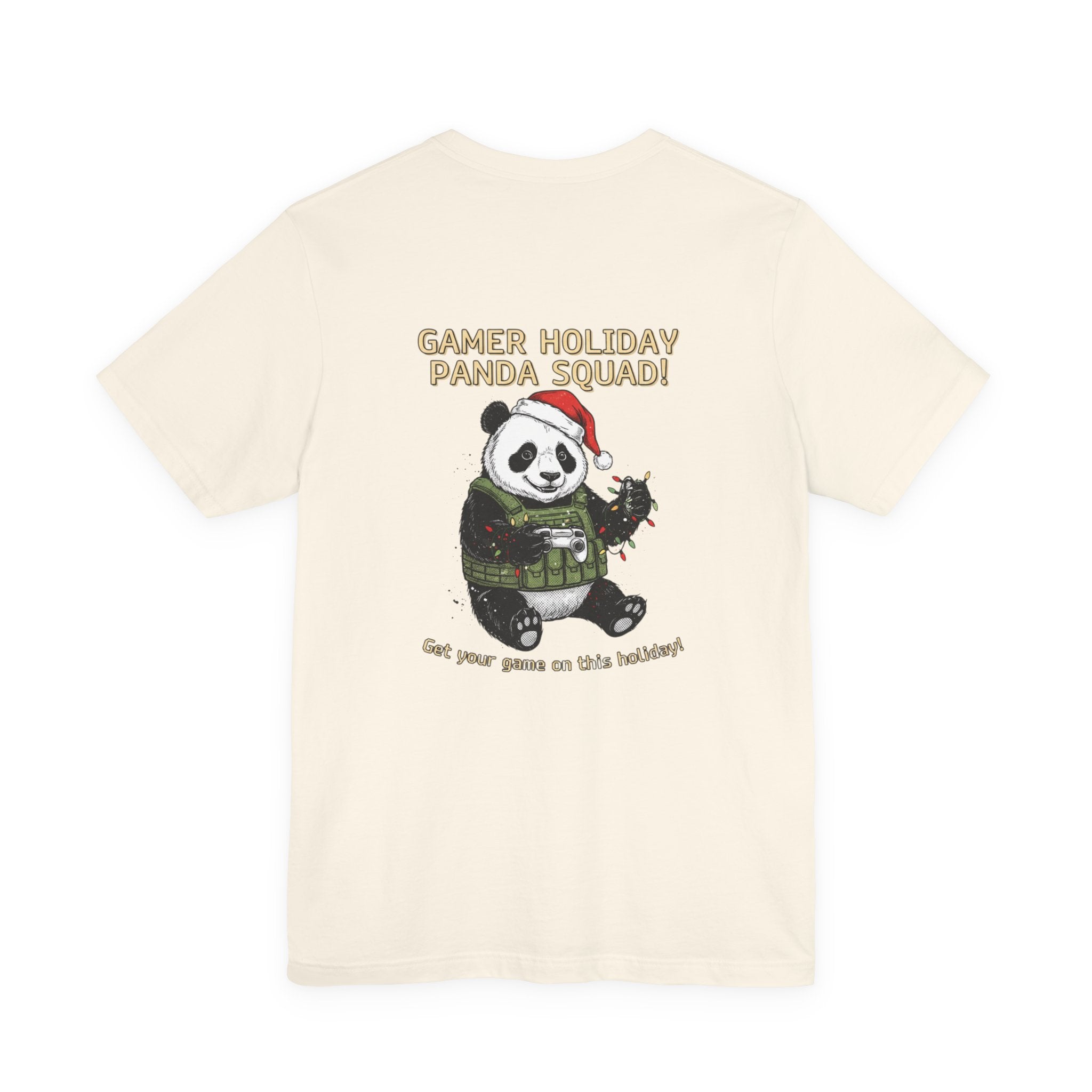 Gamer Holiday Panda Tee | gamer shirt, LAN party merch