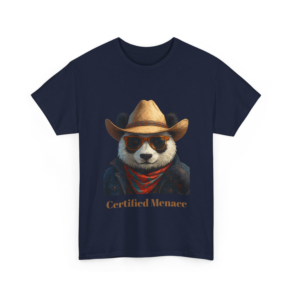 Certified Menace T-Shirt — 'Goon Panda Outfitters' Graphic Tee