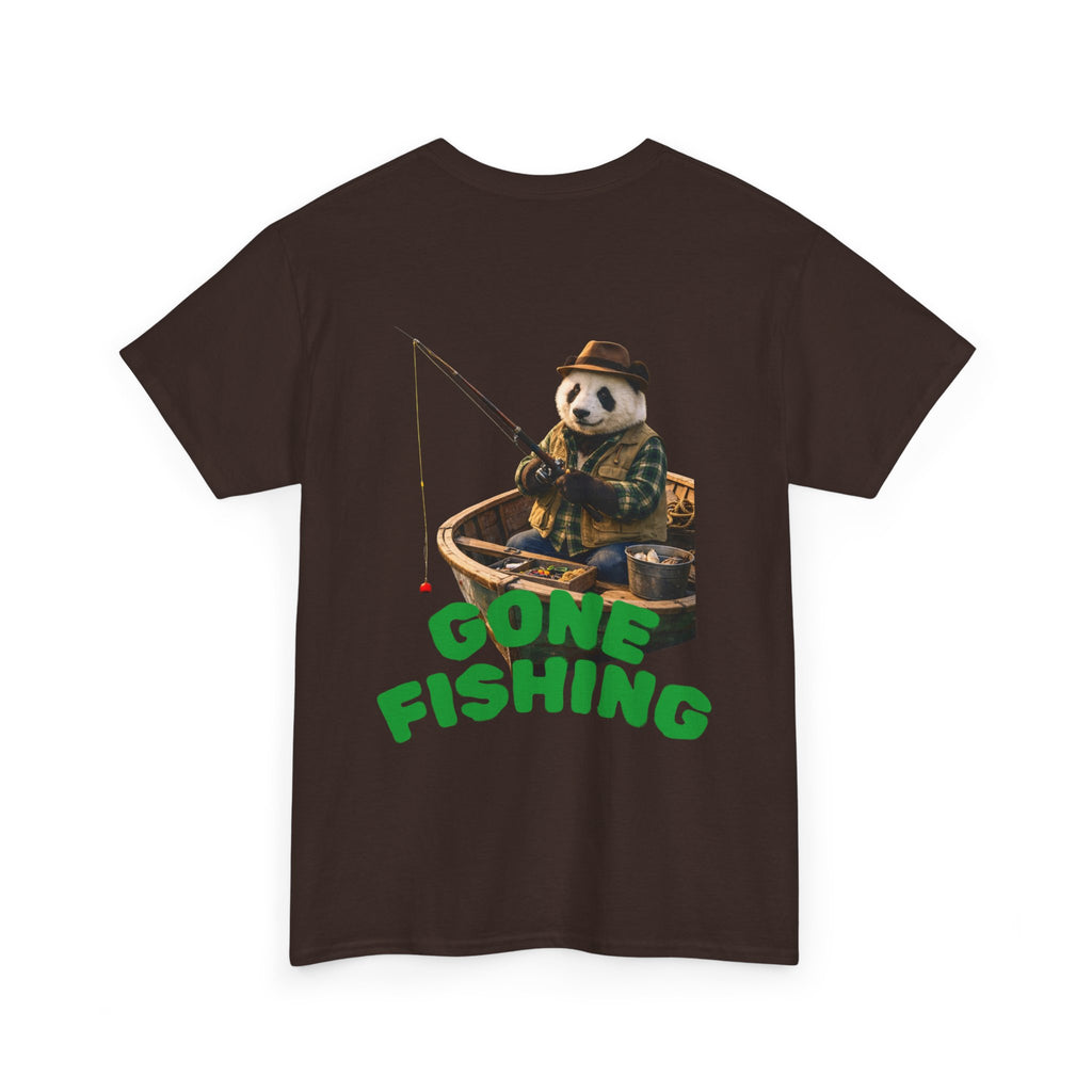 Gone Fishing Panda T-Shirt