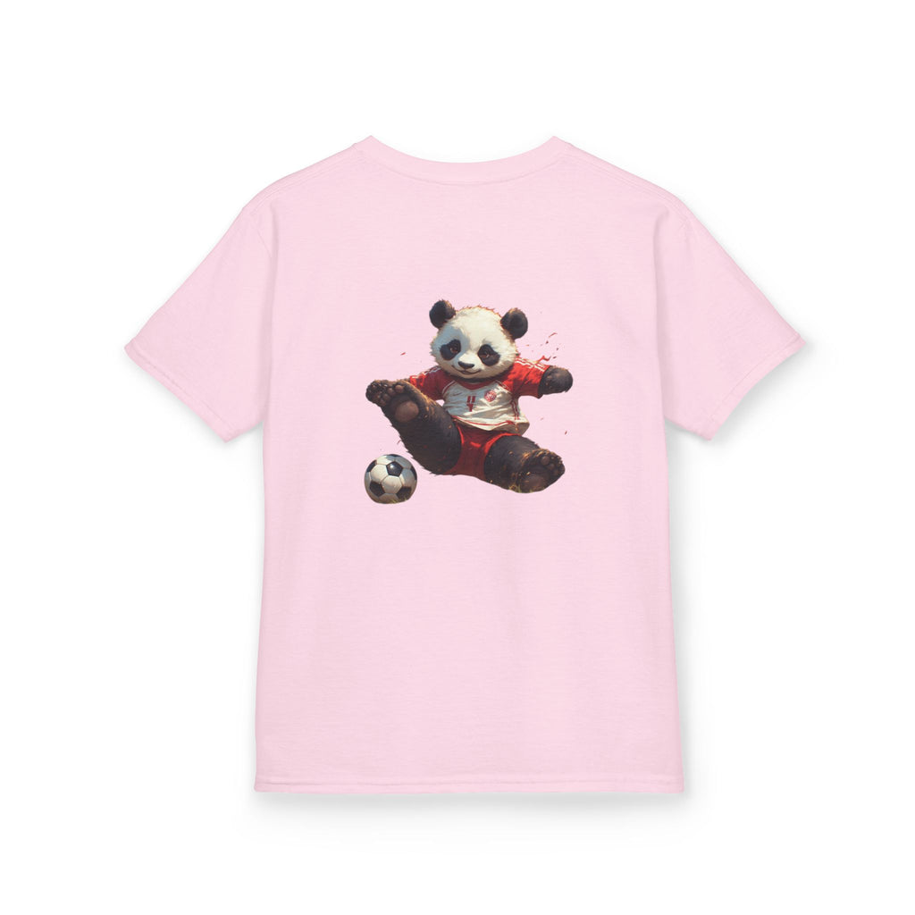 Kids Panda Soccer T‑Shirt — "Goon Panda Outfitters" Graphic Tee