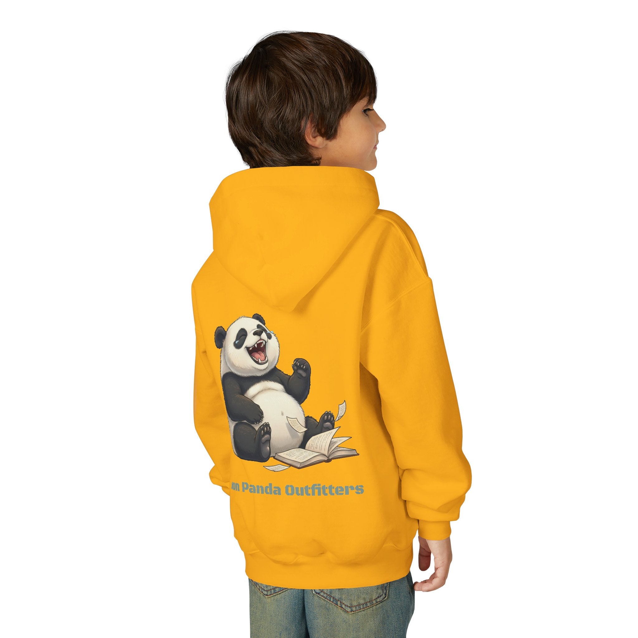 Panda Reading Youth Hoodie