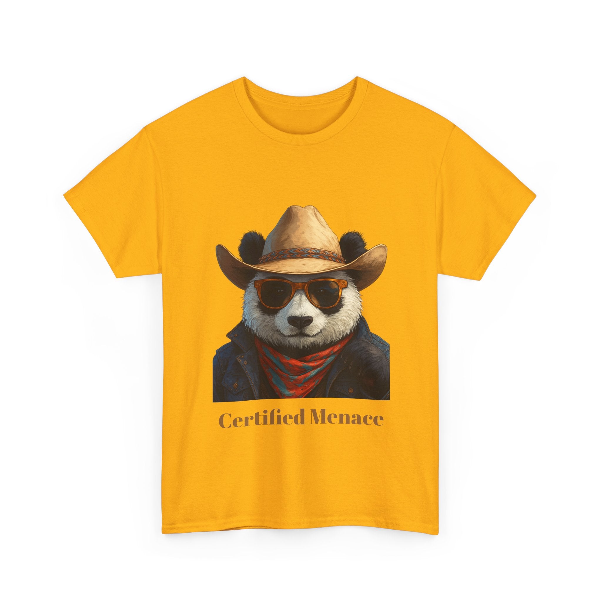 Certified Menace T-Shirt — 'Goon Panda Outfitters' Graphic Tee