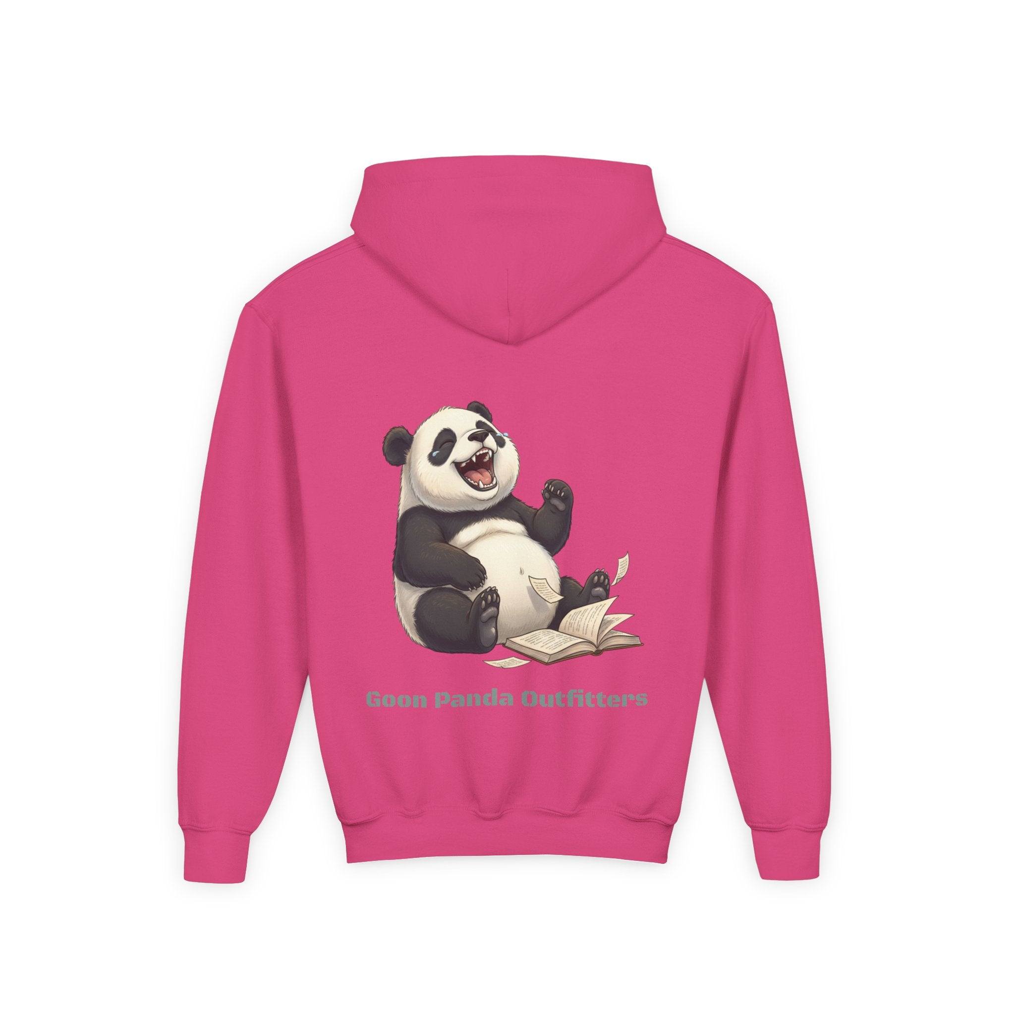 Panda Reading Youth Hoodie
