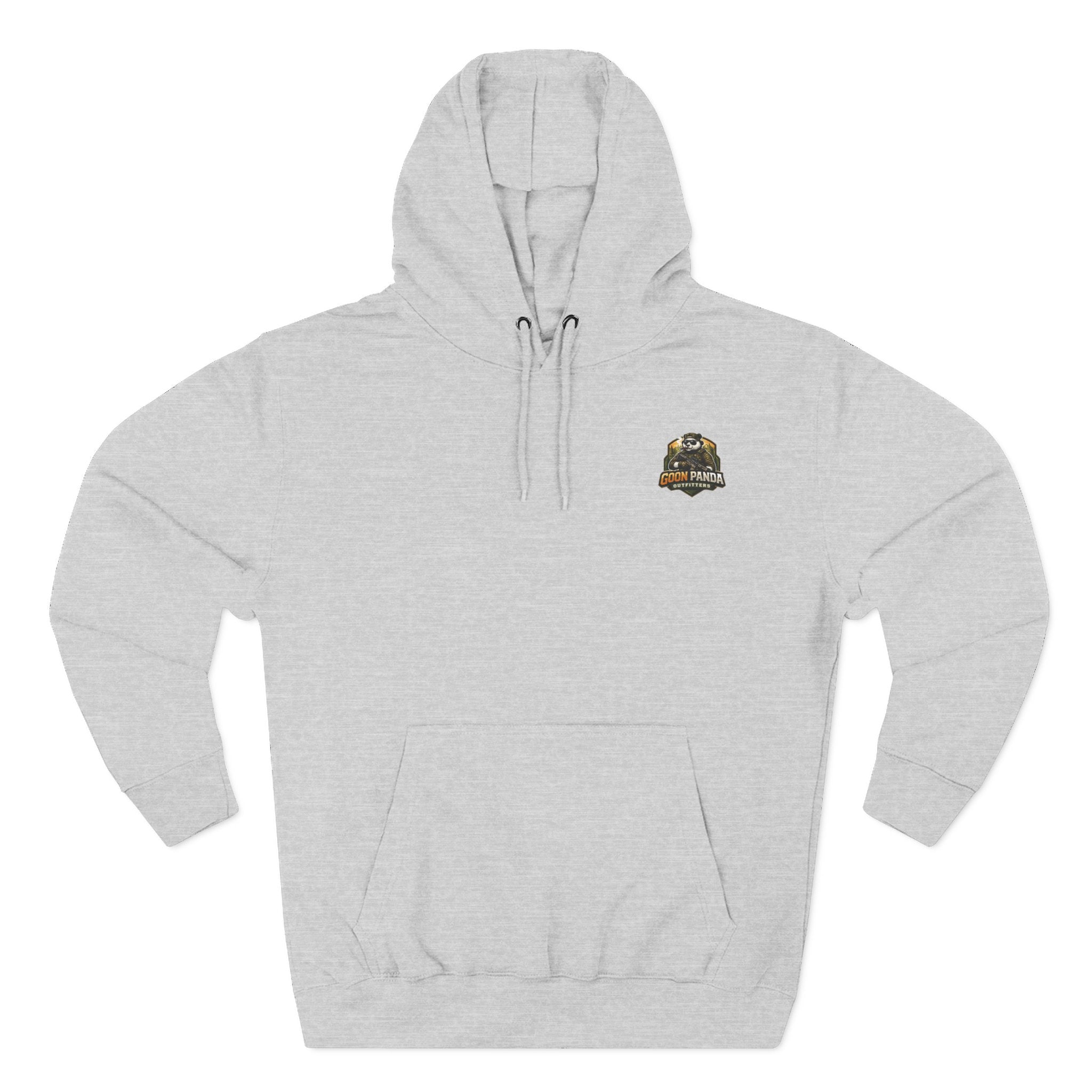 Drunk-ish Panda Hoodie — Funny Beer Lumberjack Animal Graphic Fleece Hoodie