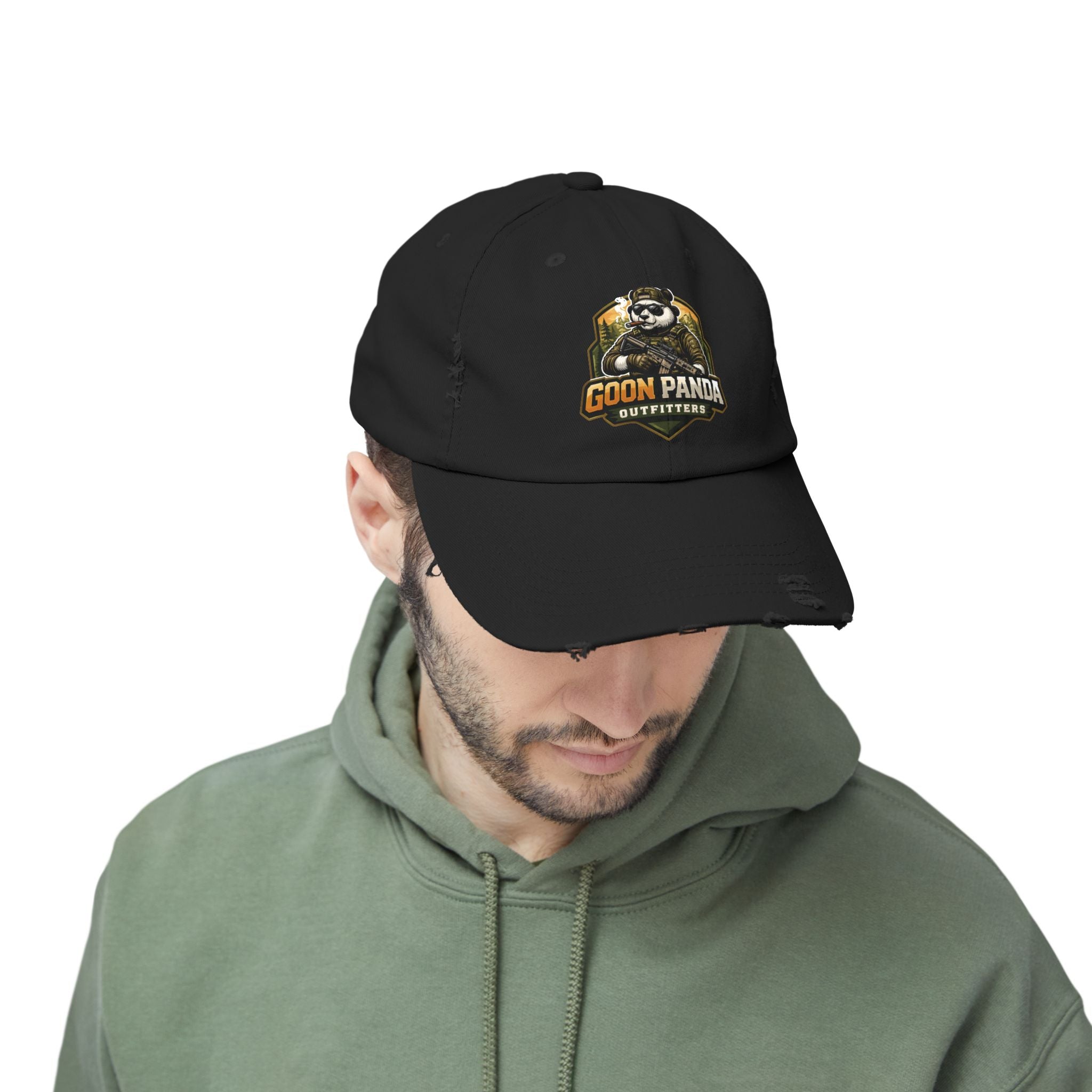 Goon Panda Outfitters Distressed Baseball Cap