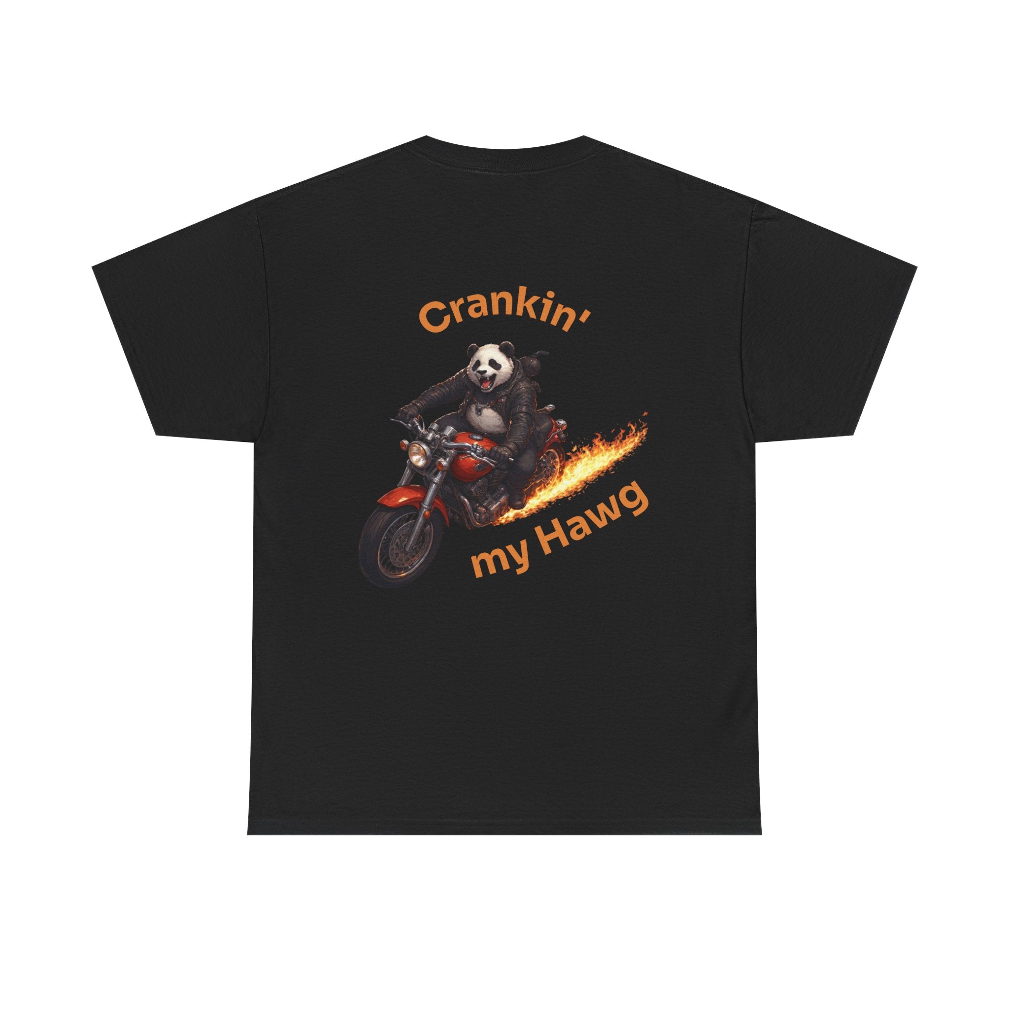 Crankin' My Hawg Panda Motorcycle T‑Shirt