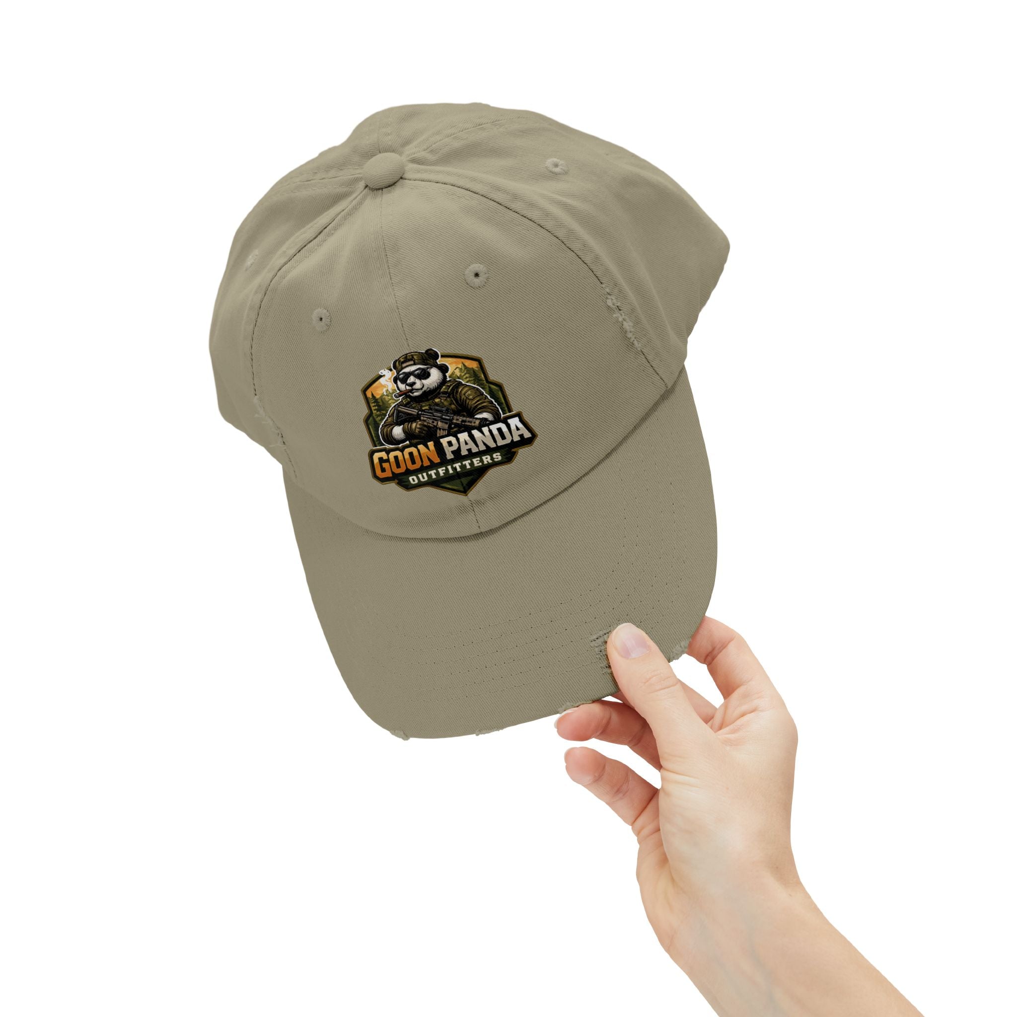 Goon Panda Outfitters Distressed Baseball Cap