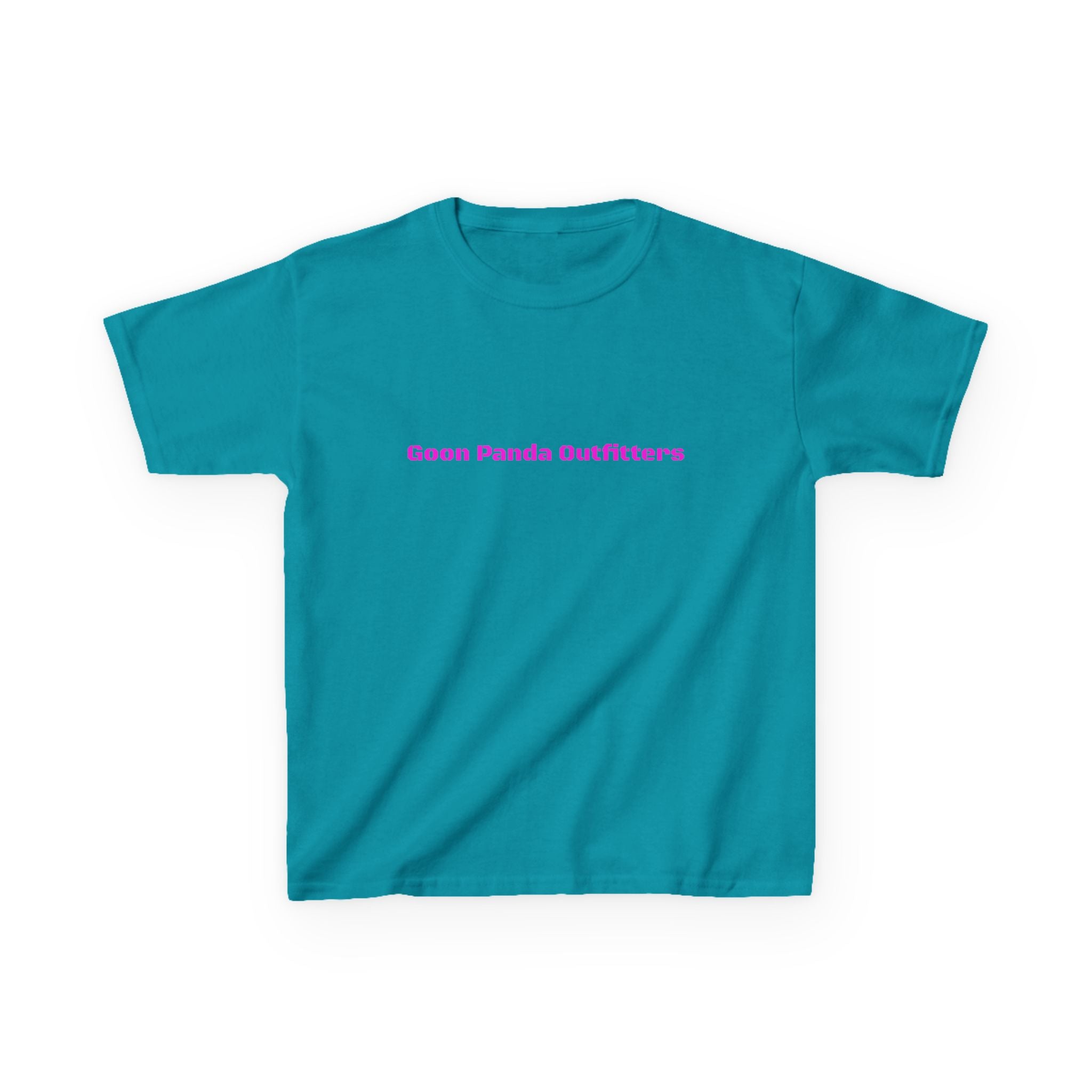 Kids Panda Tee - "Goon Panda Outfitters" Cute Panda with Hearts Kids T-Shirt