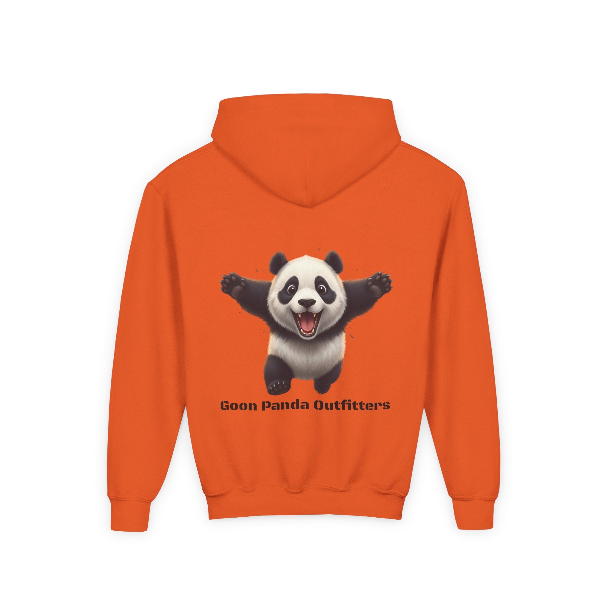 Youth Panda Hoodie - "Goon Squad" Cute Panda Graphic Kids Sweatshirt