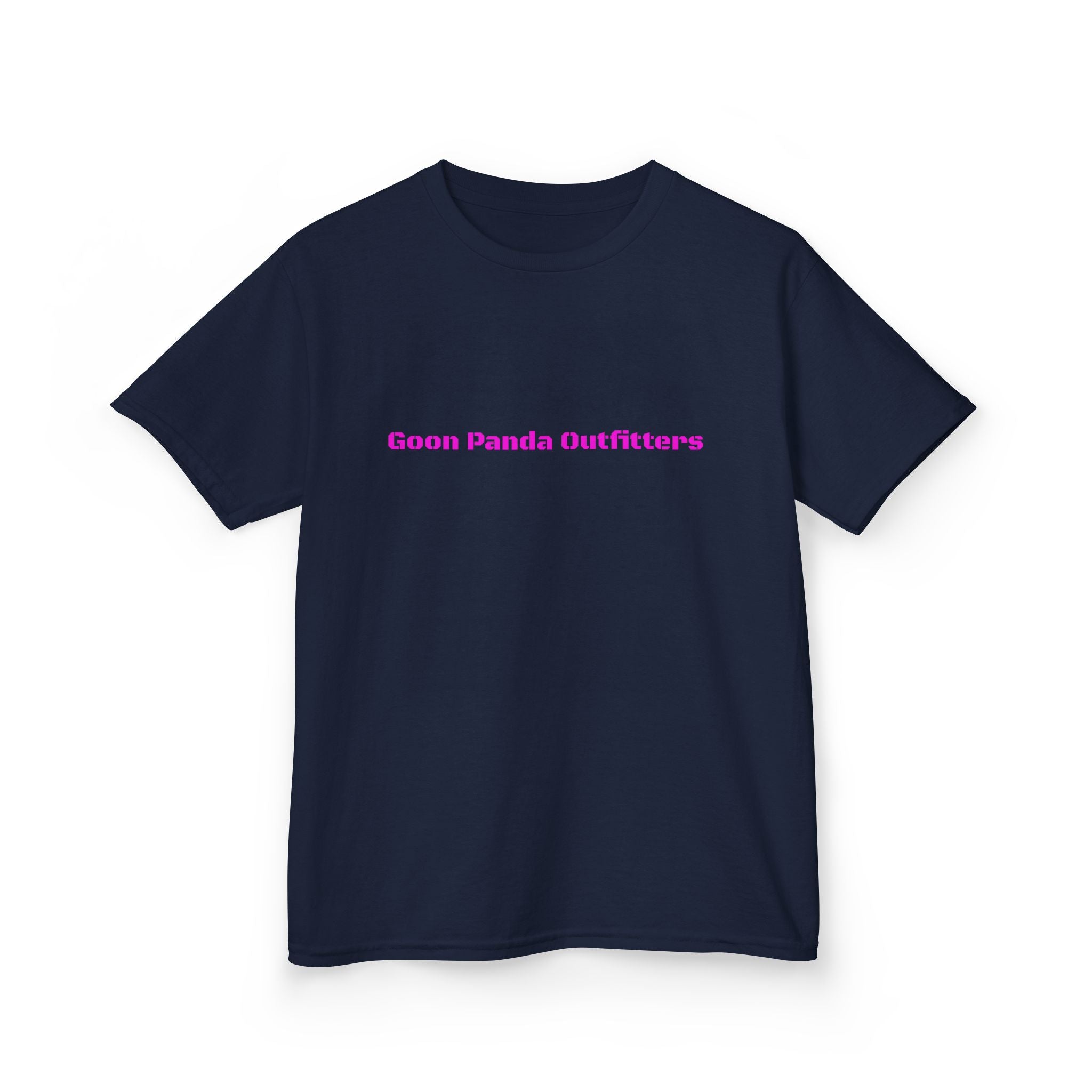 Kids Panda Tee - "Goon Panda Outfitters" Cute Panda with Hearts Kids T-Shirt