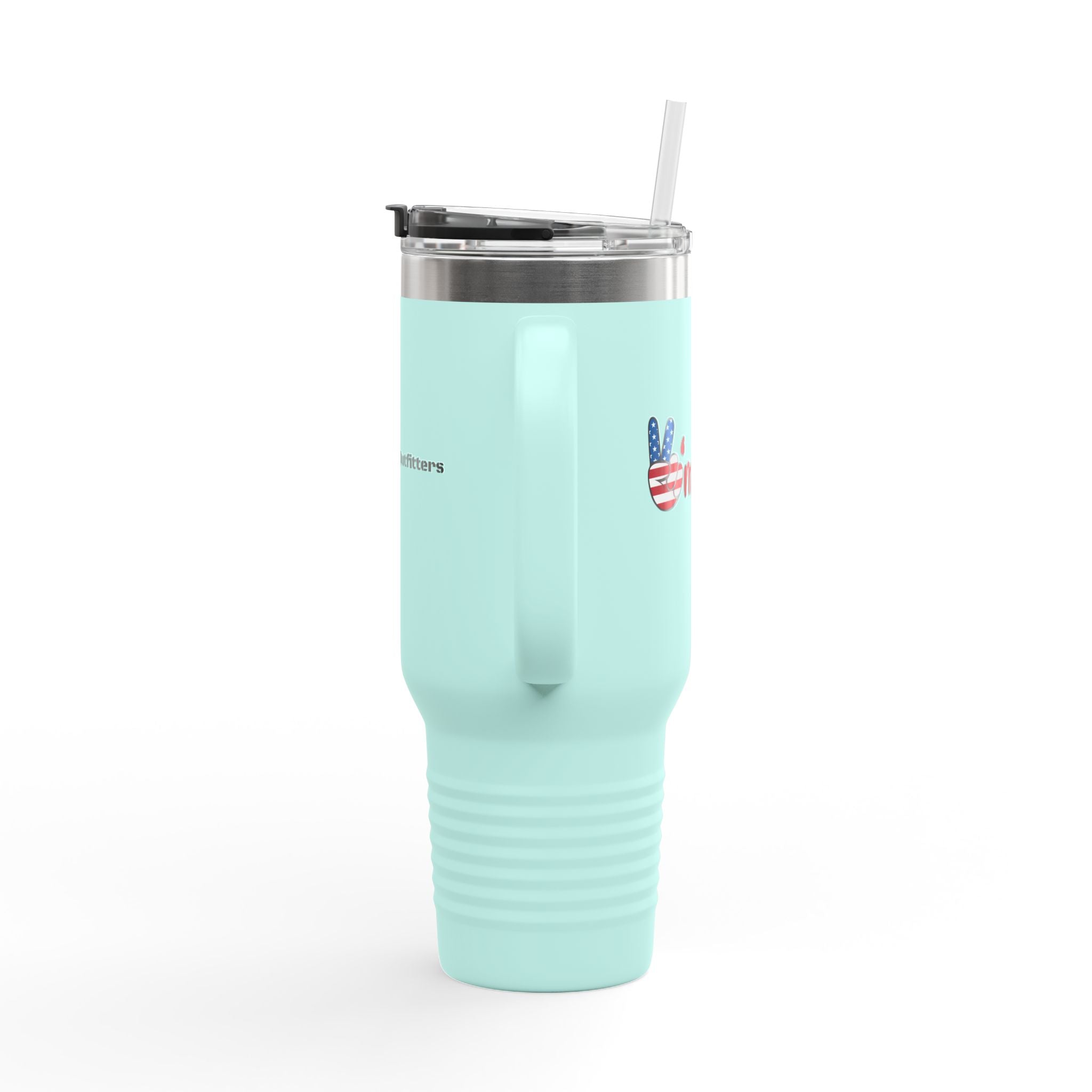 40oz Insulated Travel Mug - Goon Panda Outfitters Logo Stainless Tumbler