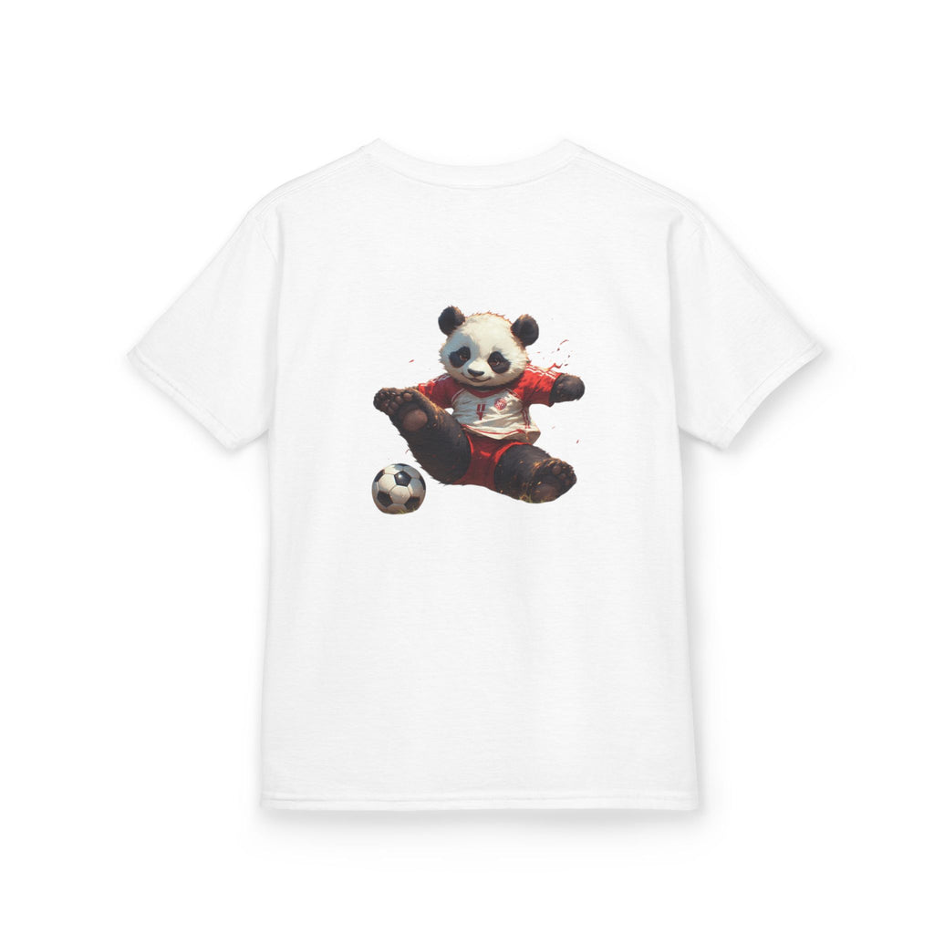 Kids Panda Soccer T‑Shirt — "Goon Panda Outfitters" Graphic Tee