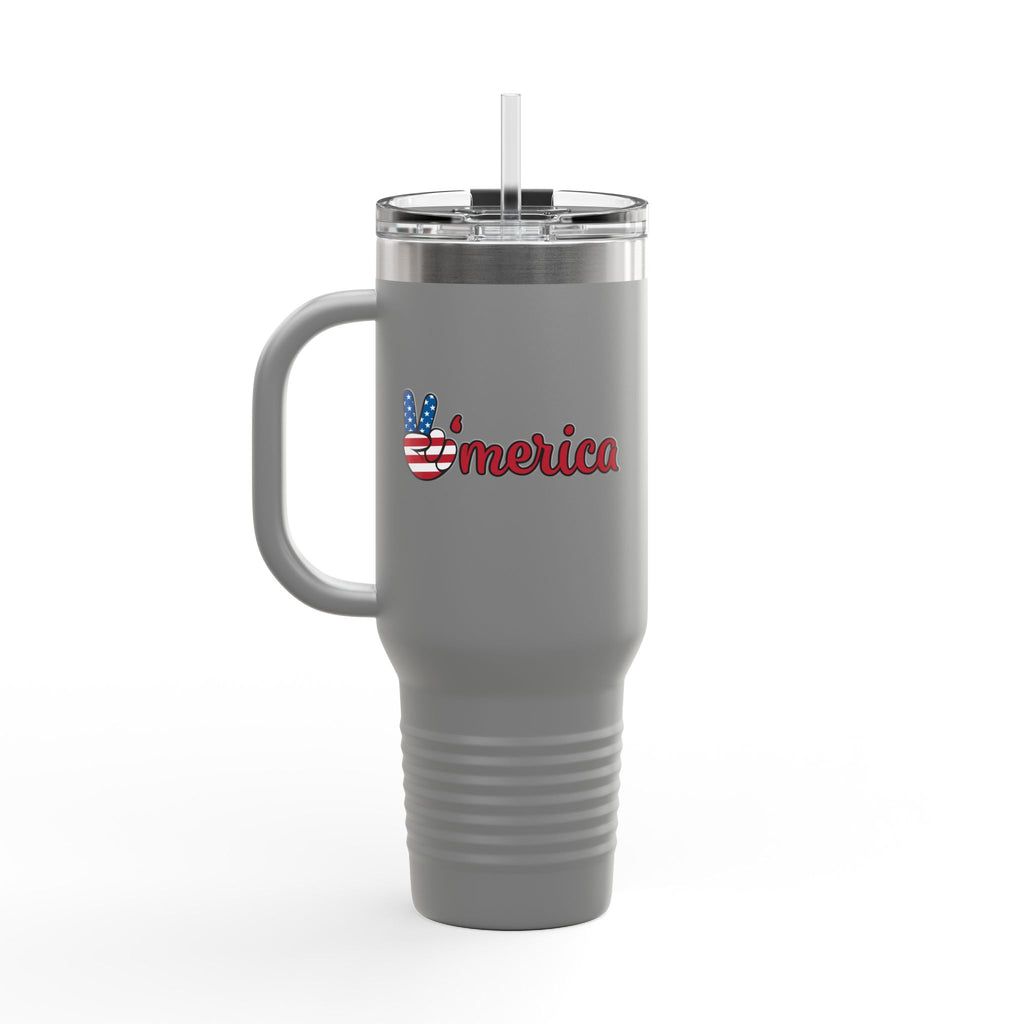 40oz Insulated Travel Mug - Goon Panda Outfitters Logo Stainless Tumbler