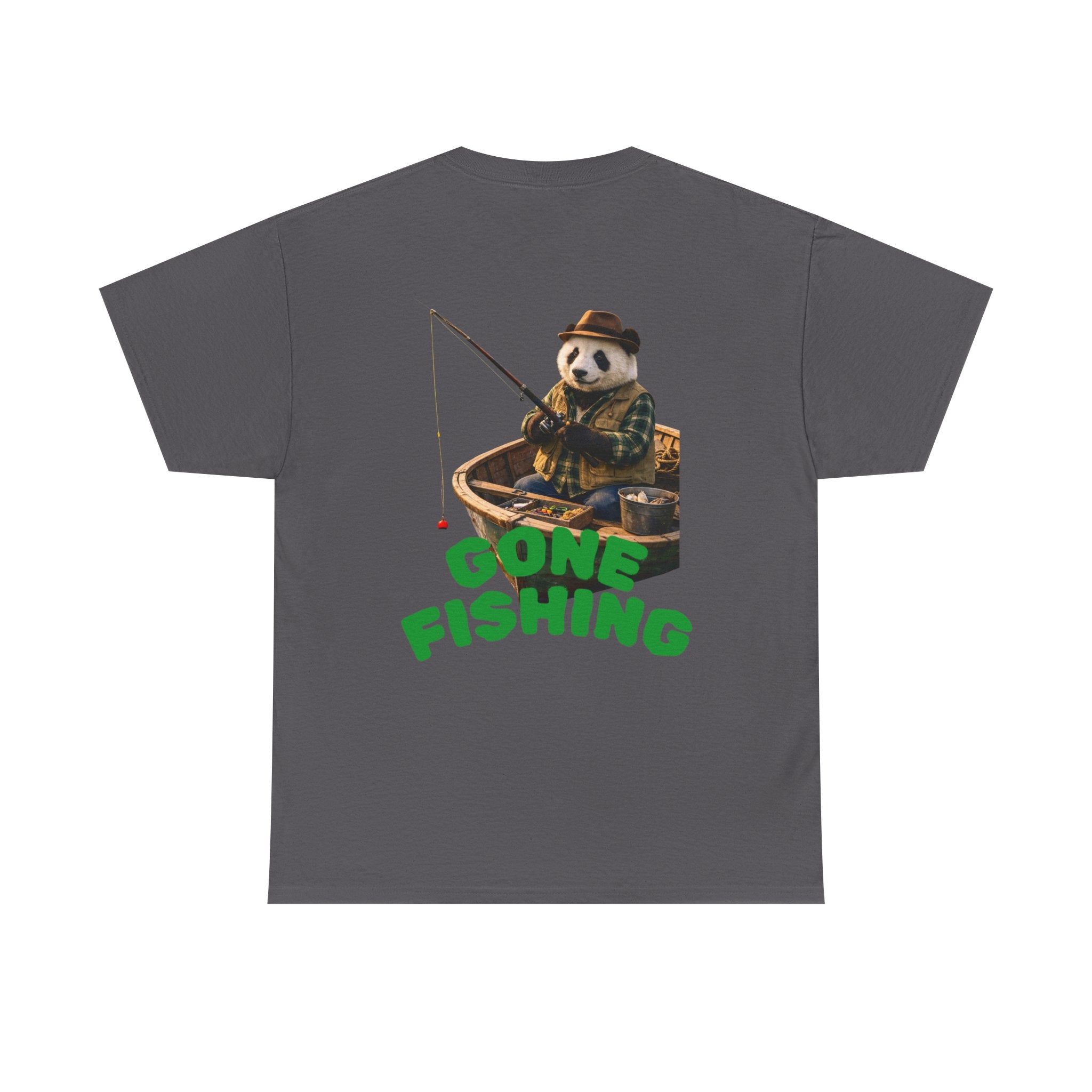 Gone Fishing Panda T-Shirt
