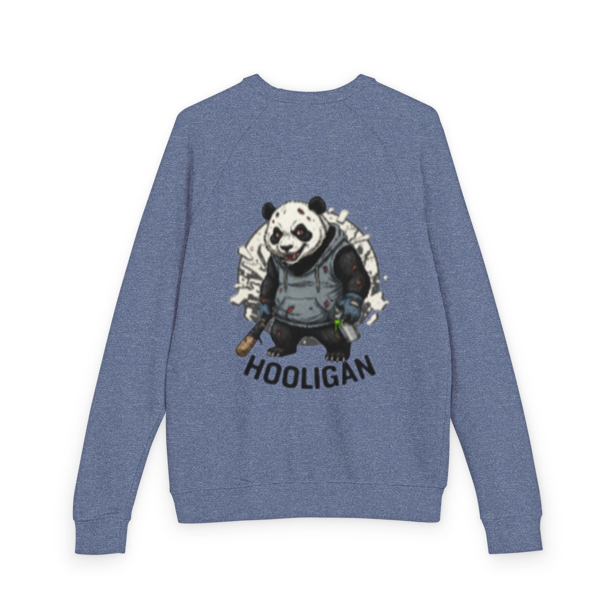 Panda Hooligan Raglan Crewneck Sweatshirt