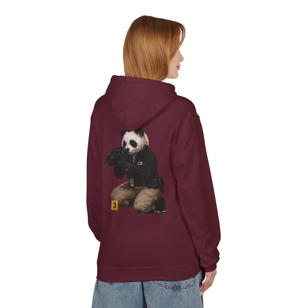 Panda CSI Hoodie — Cute Panda Graphic Pullover