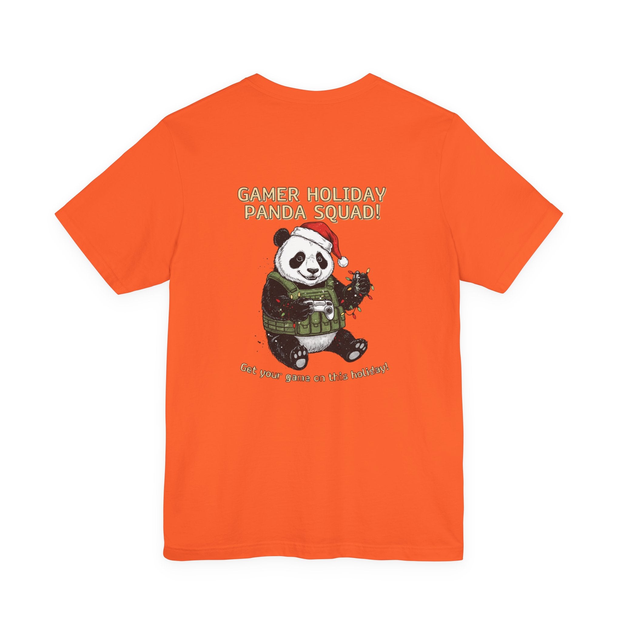 Gamer Holiday Panda Tee | gamer shirt, LAN party merch